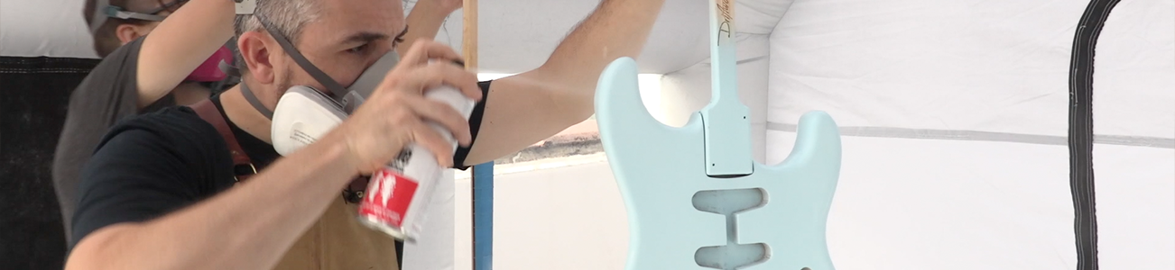 Spraying Color Coats and Clear Coats