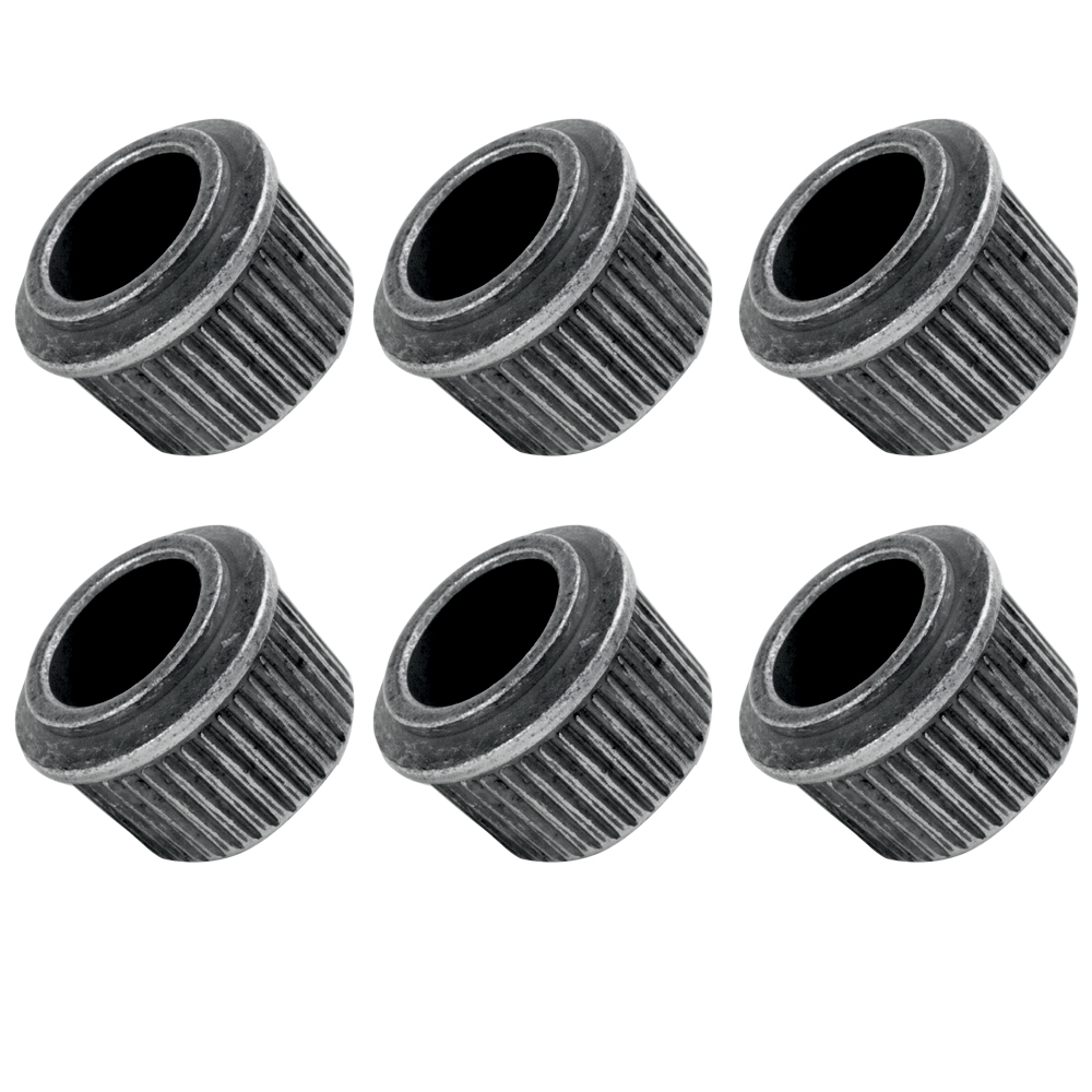 10.5mm Round Conversion Bushings, Relic nickel, set of 6