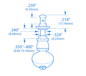 Grover Champion Dulcimer/Uke Friction Pegs