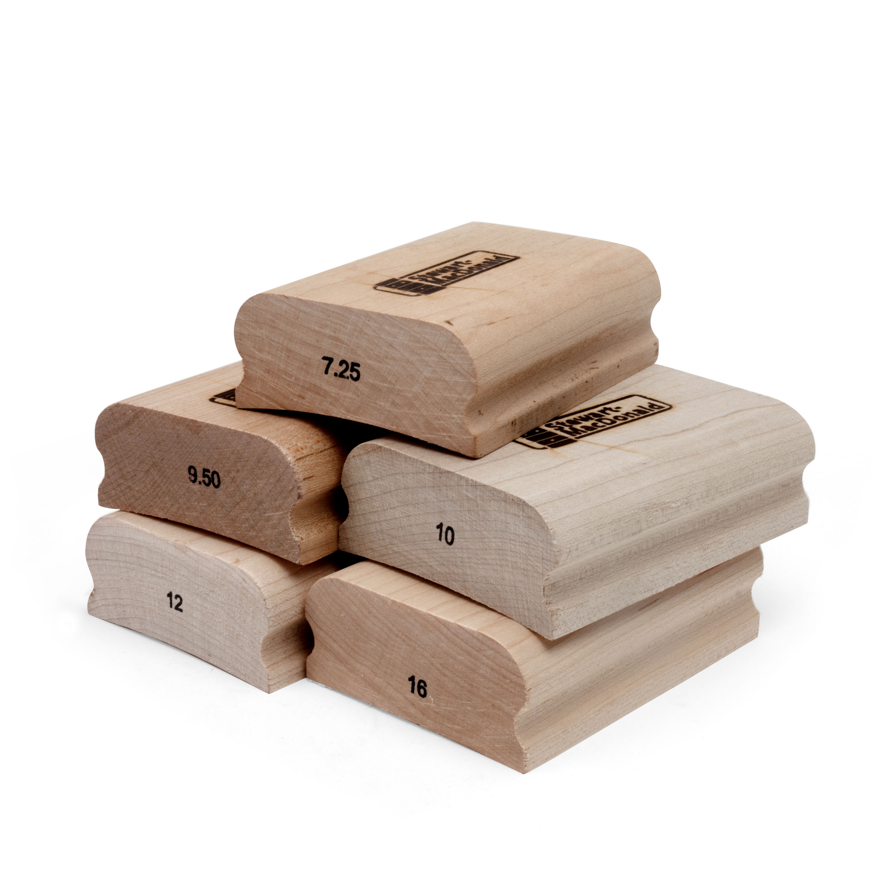 4" Radius Blocks Essential Set, Set of 5