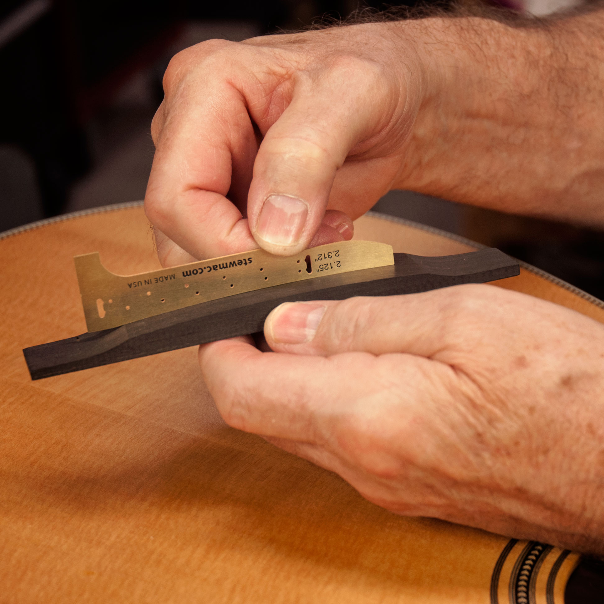 Acoustic Guitar Bridge Template