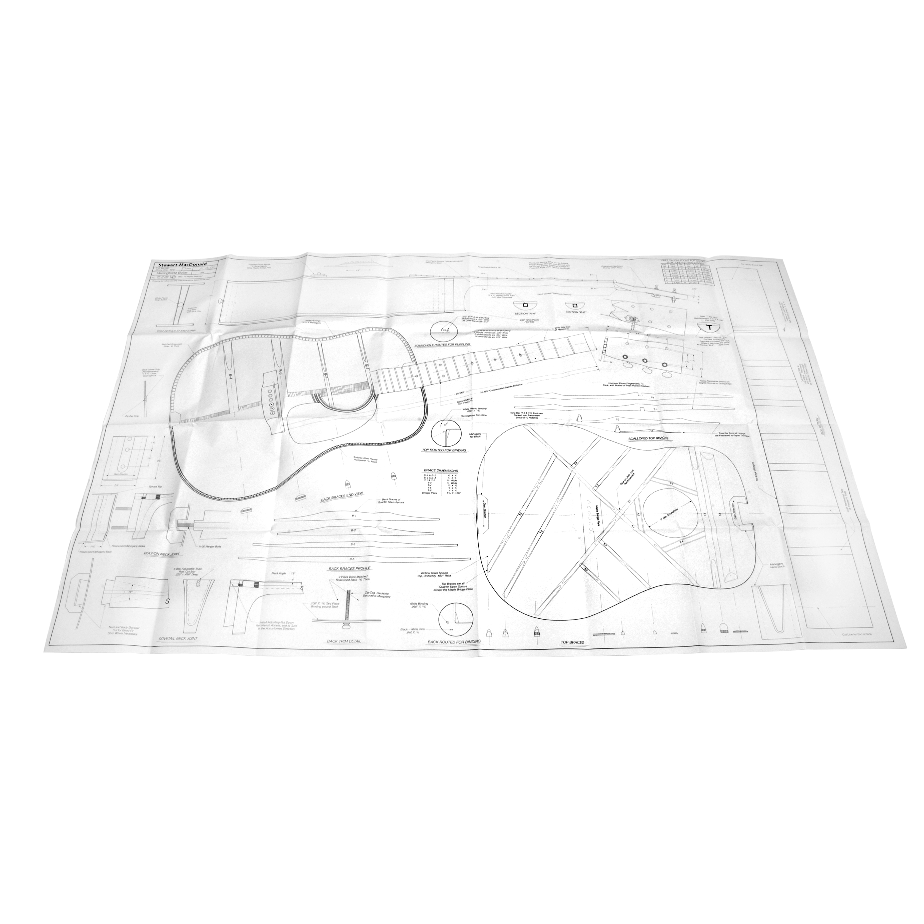 Herringbone Guitar Plan