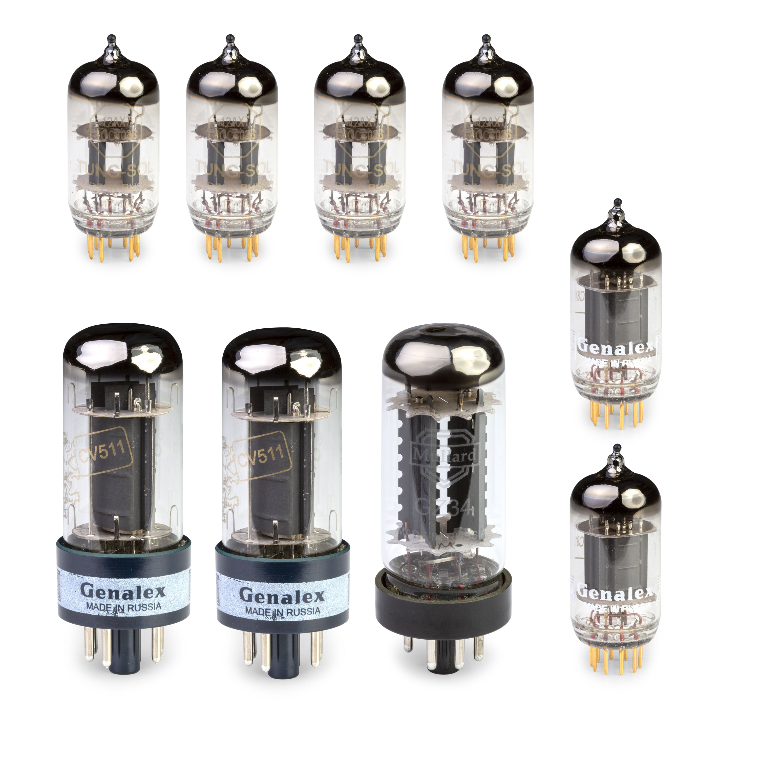 Ultimate Curated Tube Set for Fender Deluxe Reverb (Black Panel)