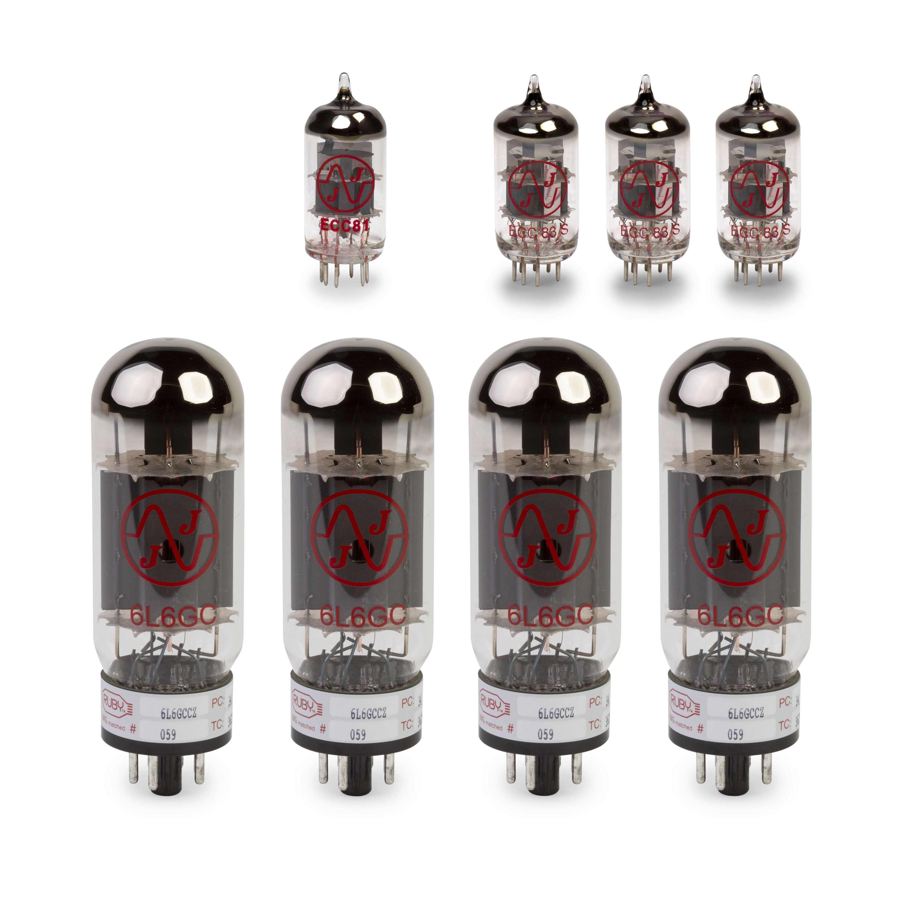 Fender Showman Tube Set with Matched Power Tubes