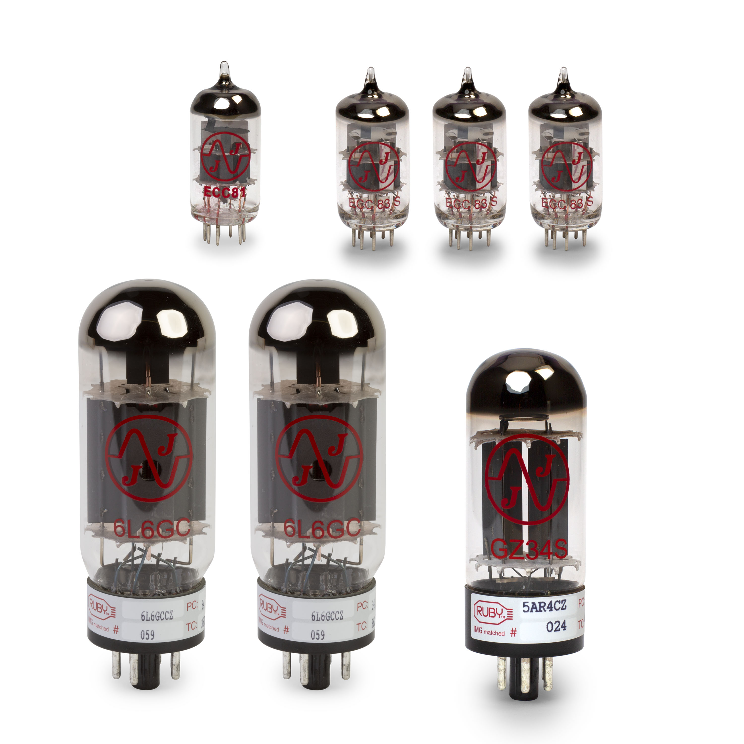 Fender Vibrosonic Tube Set with Matched Power Tubes