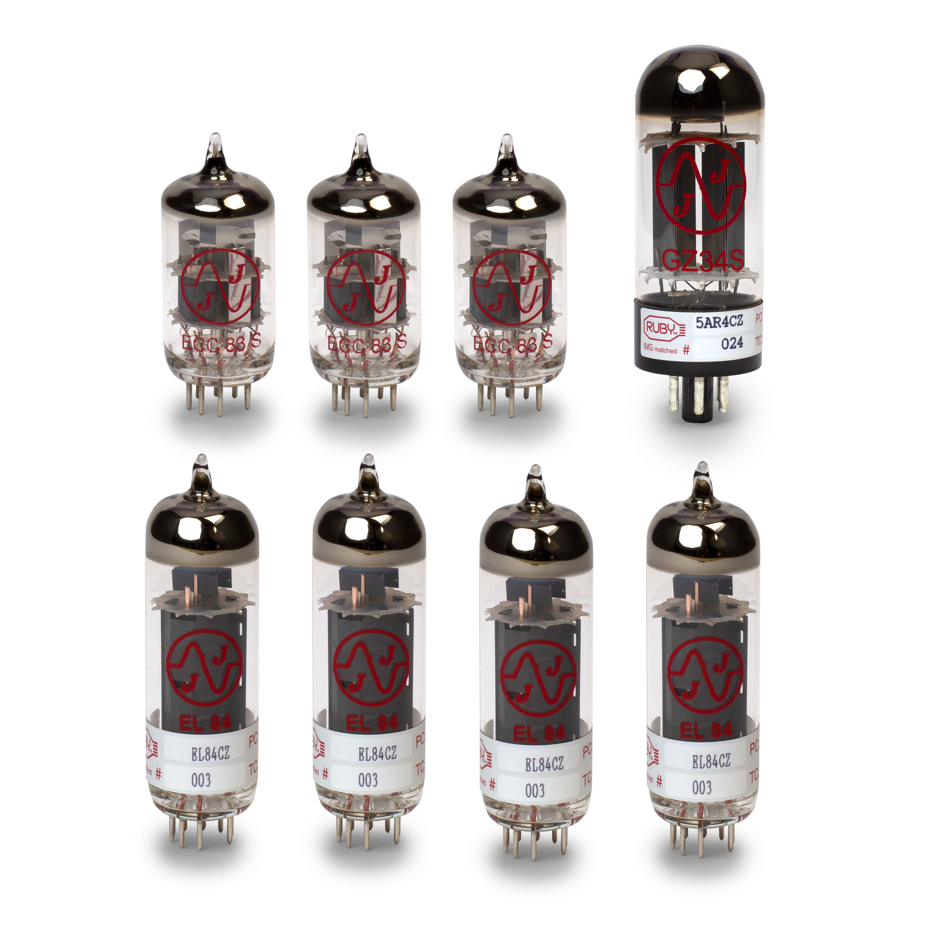 Vox AC30HW2 Tube Set with Matched Power Tubes