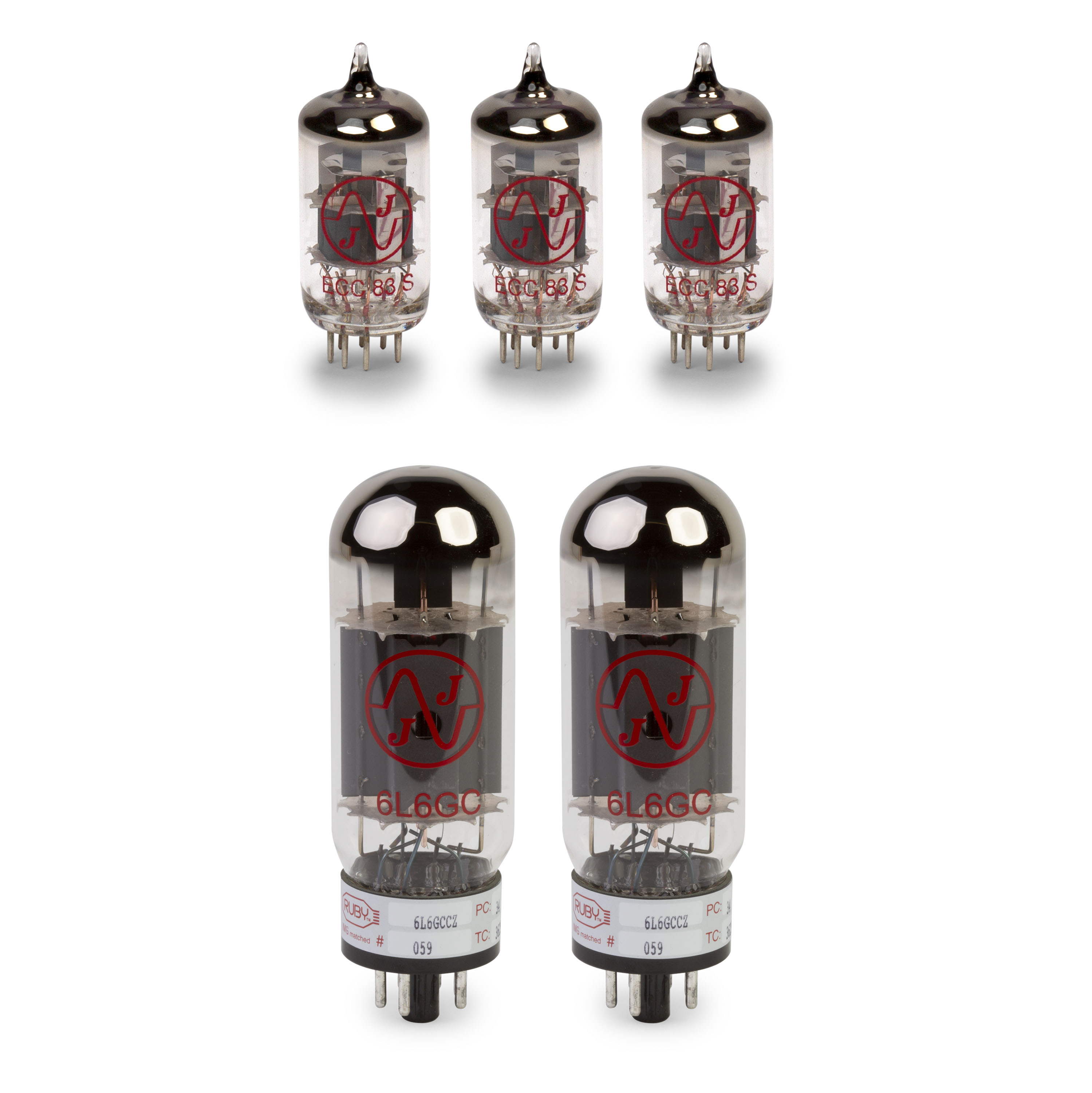 Fender Hot Rod DeVille Tube Set with Matched Power Tubes
