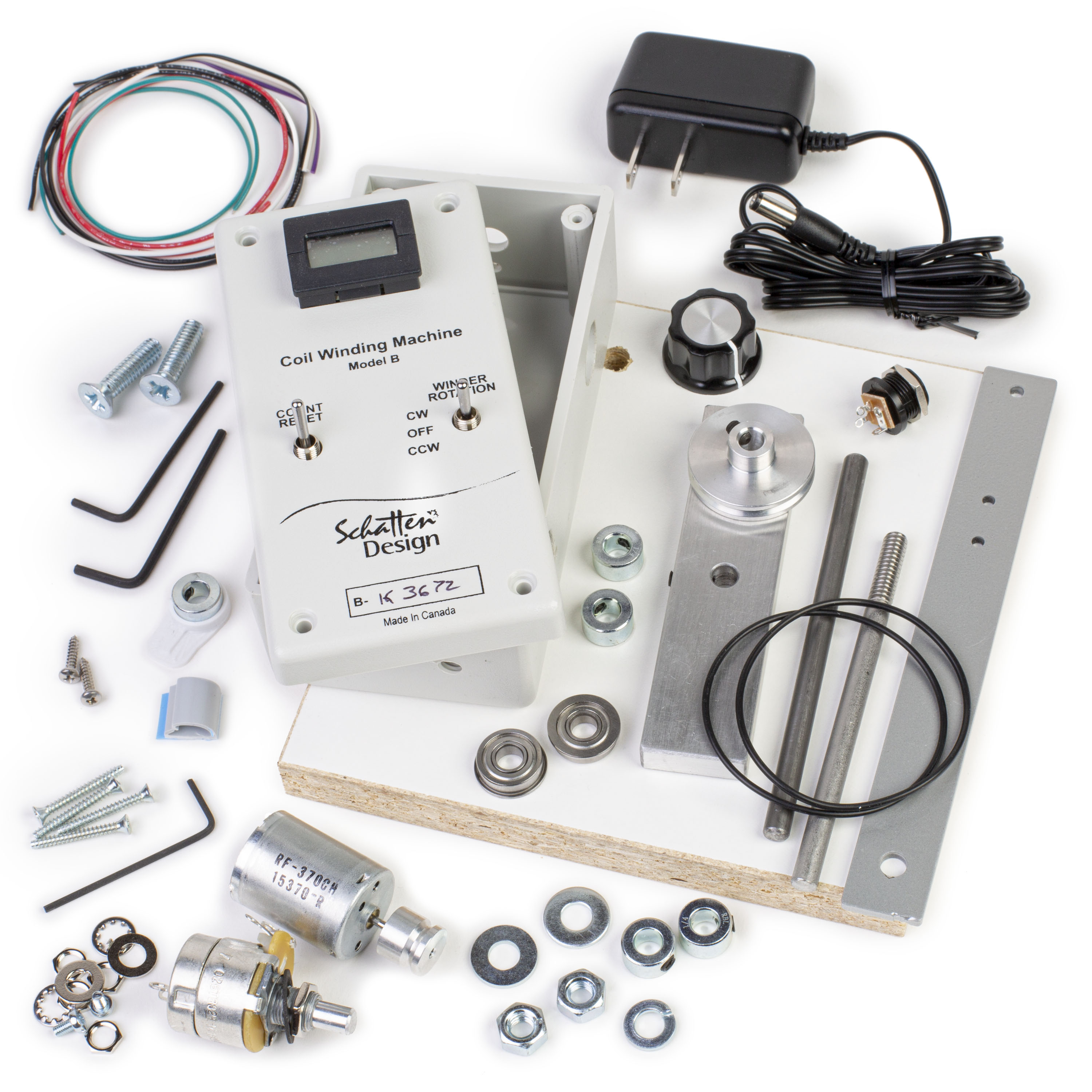 Build-Your-Own Pickup Winder, 110-volt