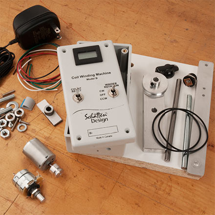 Build-Your-Own Pickup Winder, 220-volt