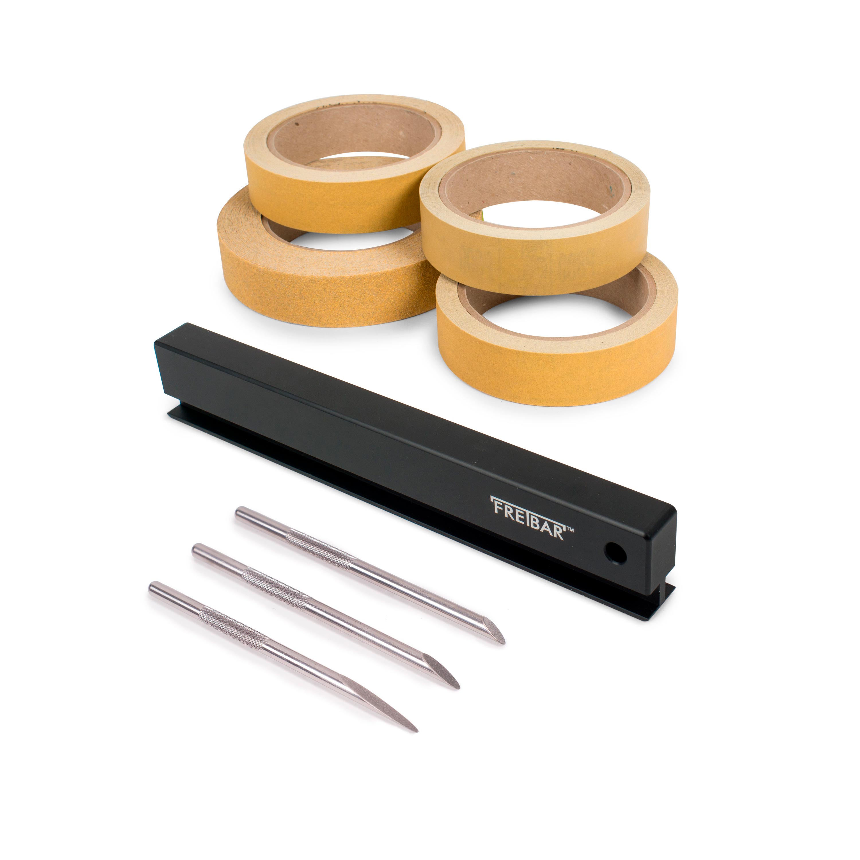 Understring Level + Dress Deluxe Tool Set, with 9" Fretbar