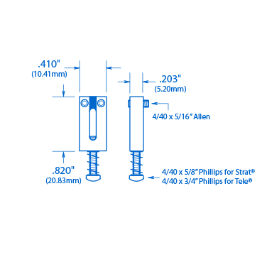 Graph Tech String Saver Classic Saddles
