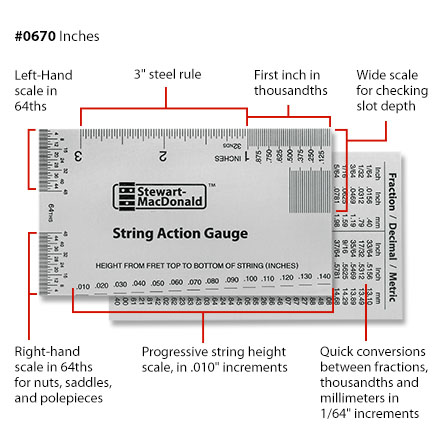 StewMac Precision Measuring Tool Set