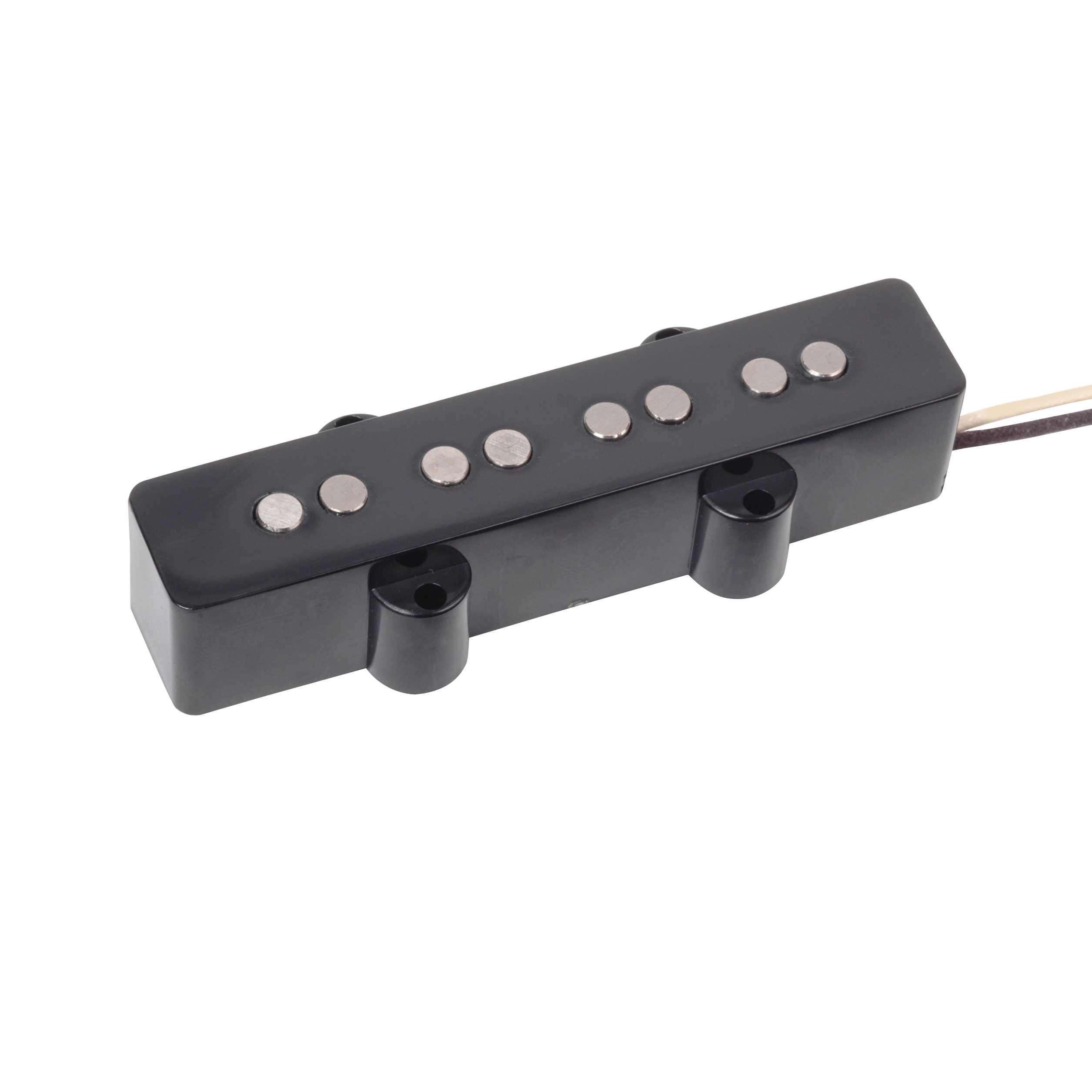 StewMac Pickups for Jazz Bass, Neck Position, Black Cover