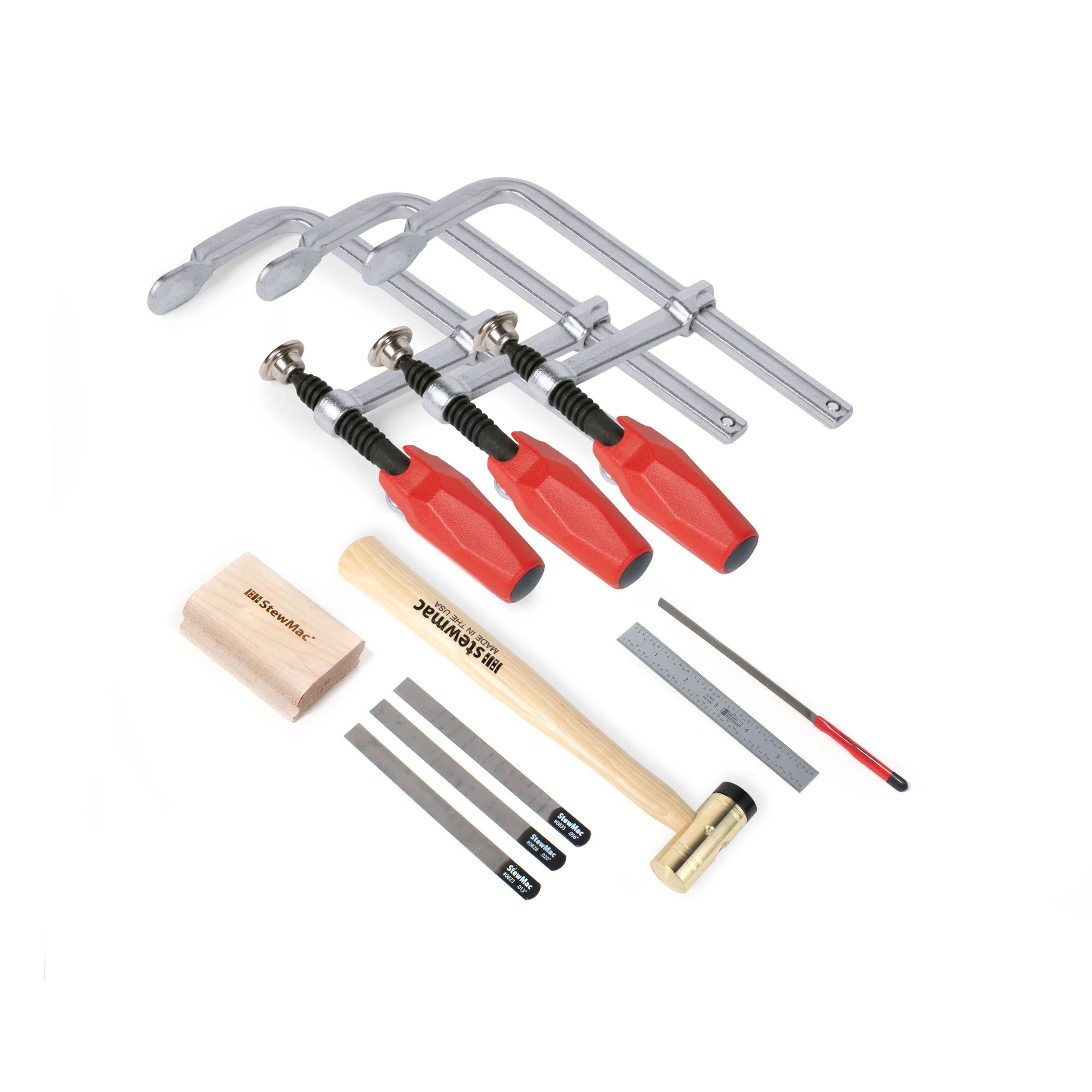 Electric Guitar Kit Builders Tool Set - Set Neck