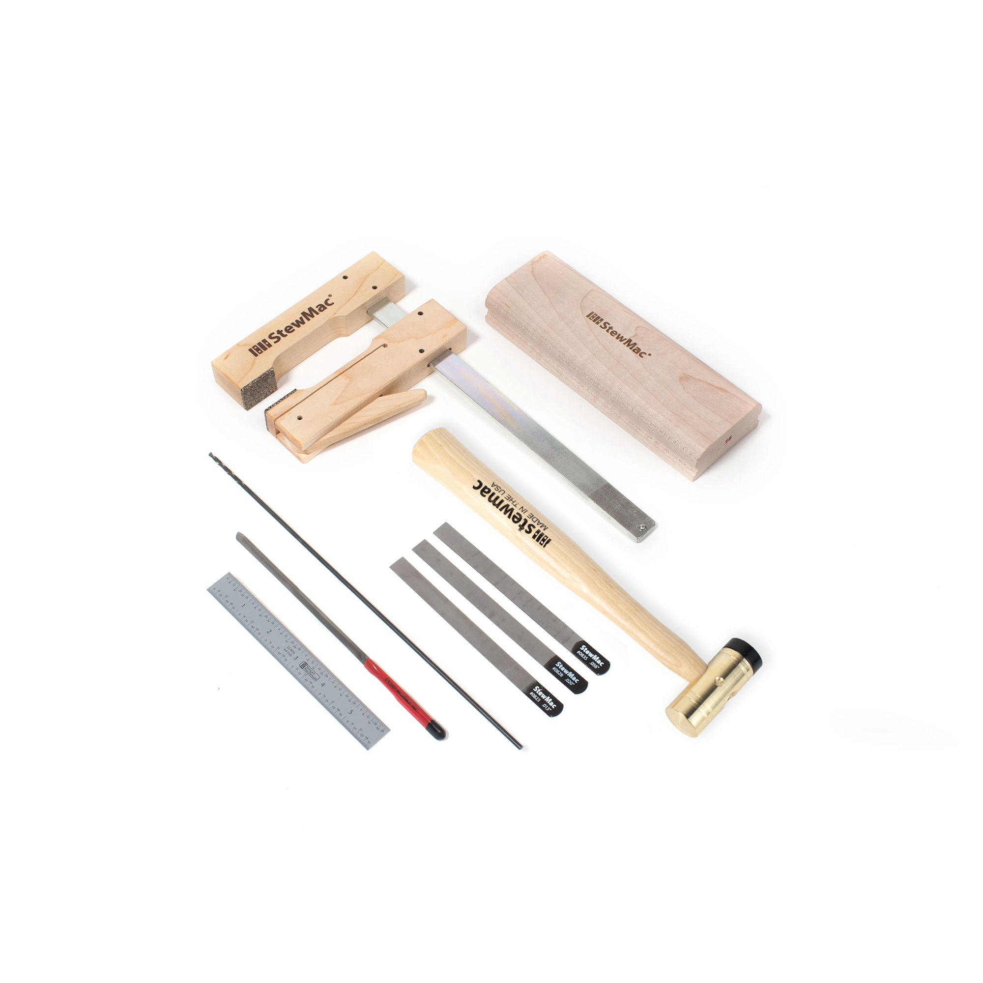 Electric Guitar Kit Builders Tool Set - Bolt-on Neck