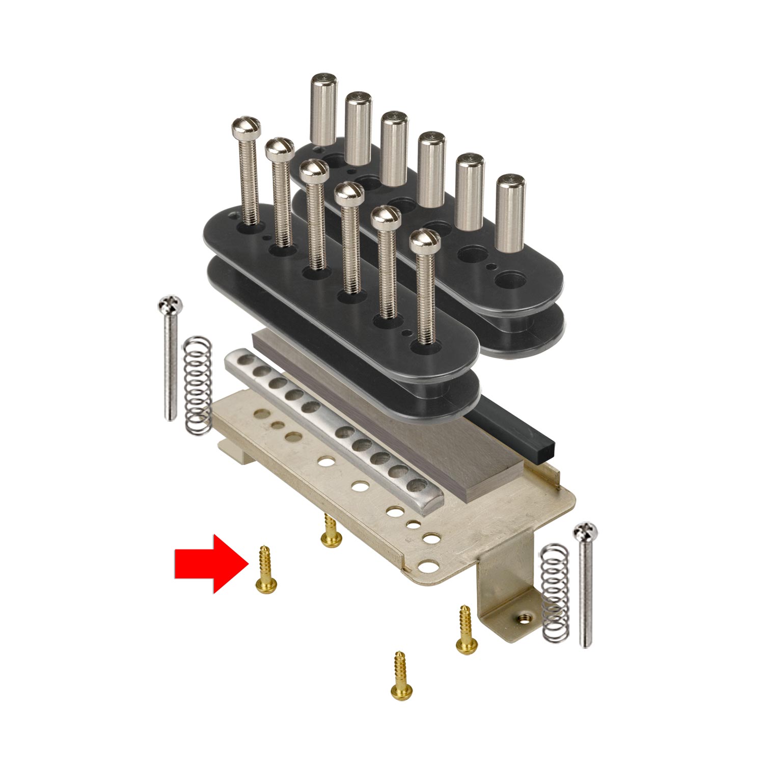 Humbucker Bobbin Mounting Screw