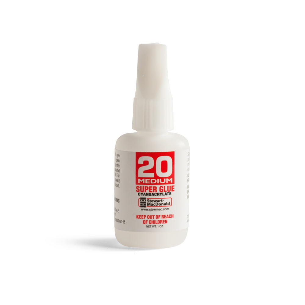 StewMac Super Glue, 20 Medium, 1 oz.