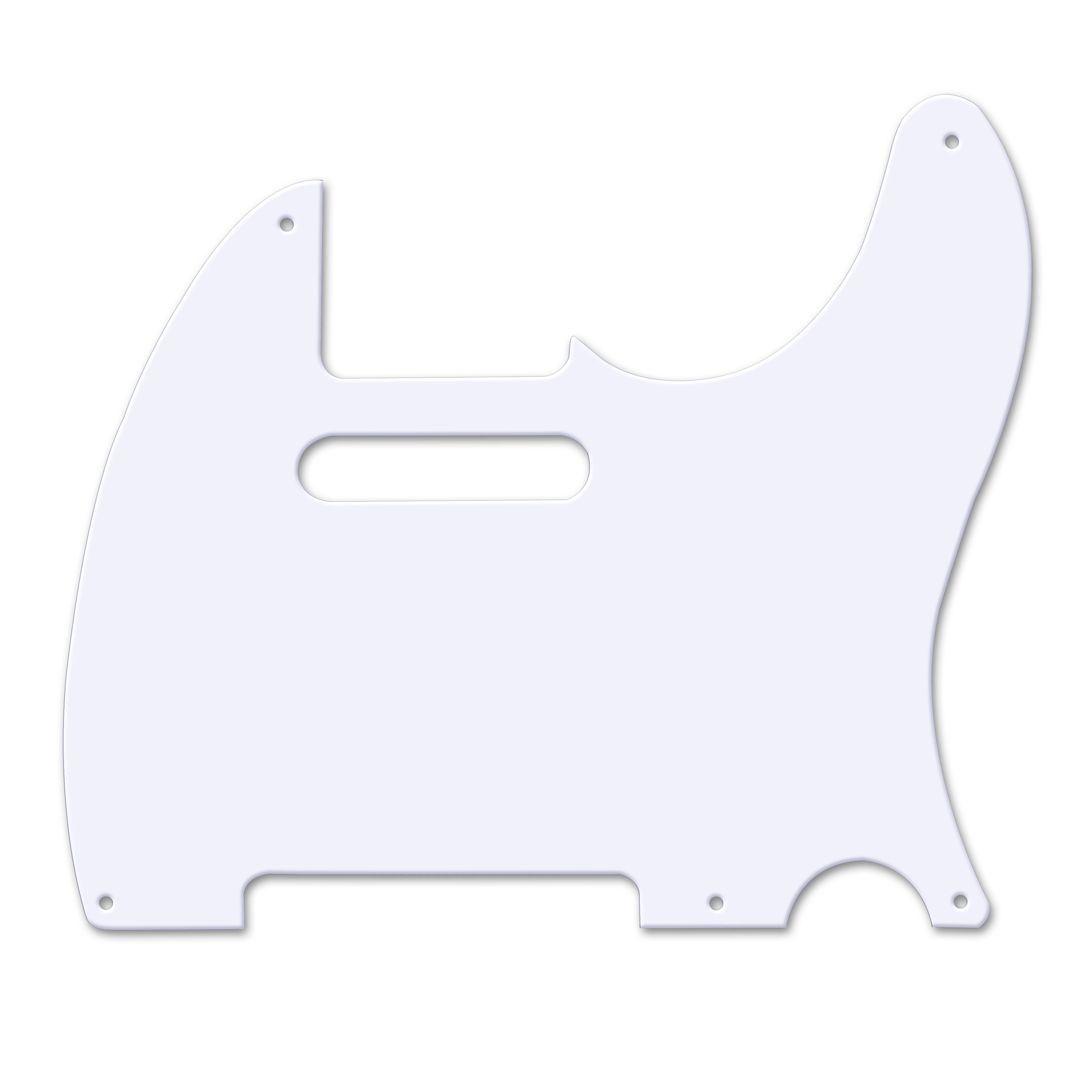 Tele Pickguard, White