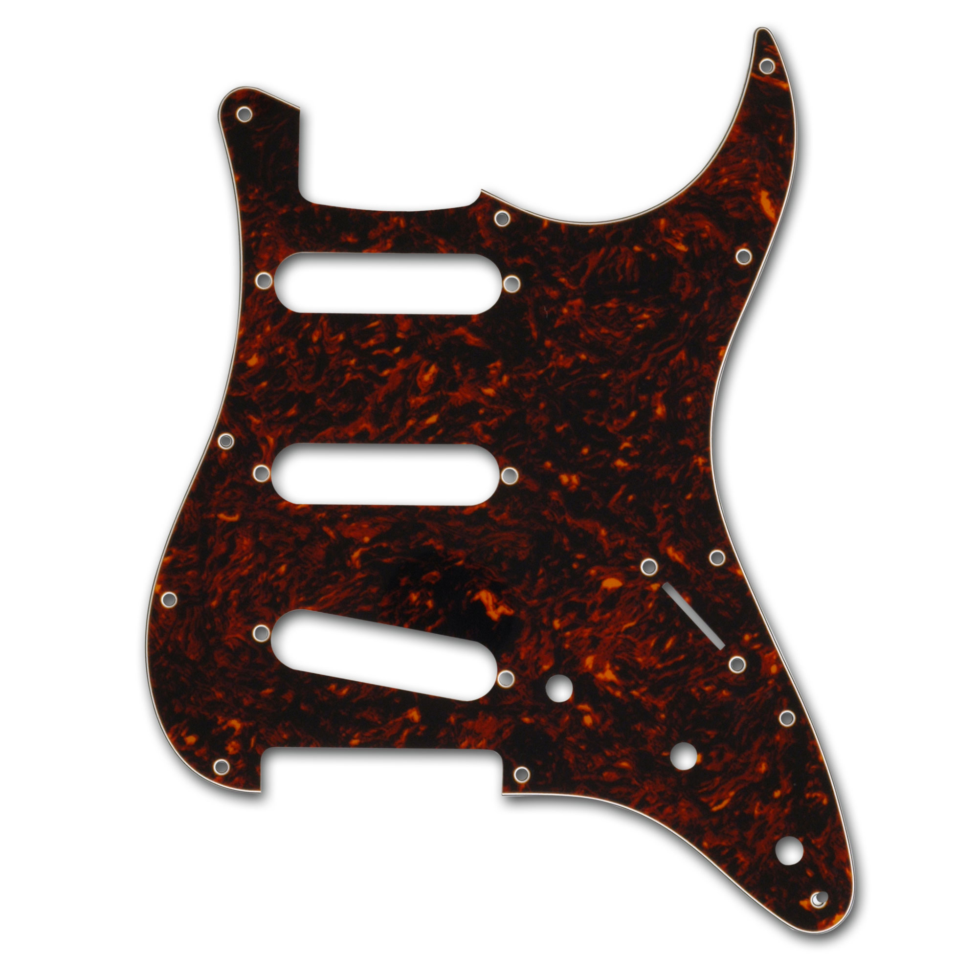 Strat Pickguard, Tortoise / mint / black / mint