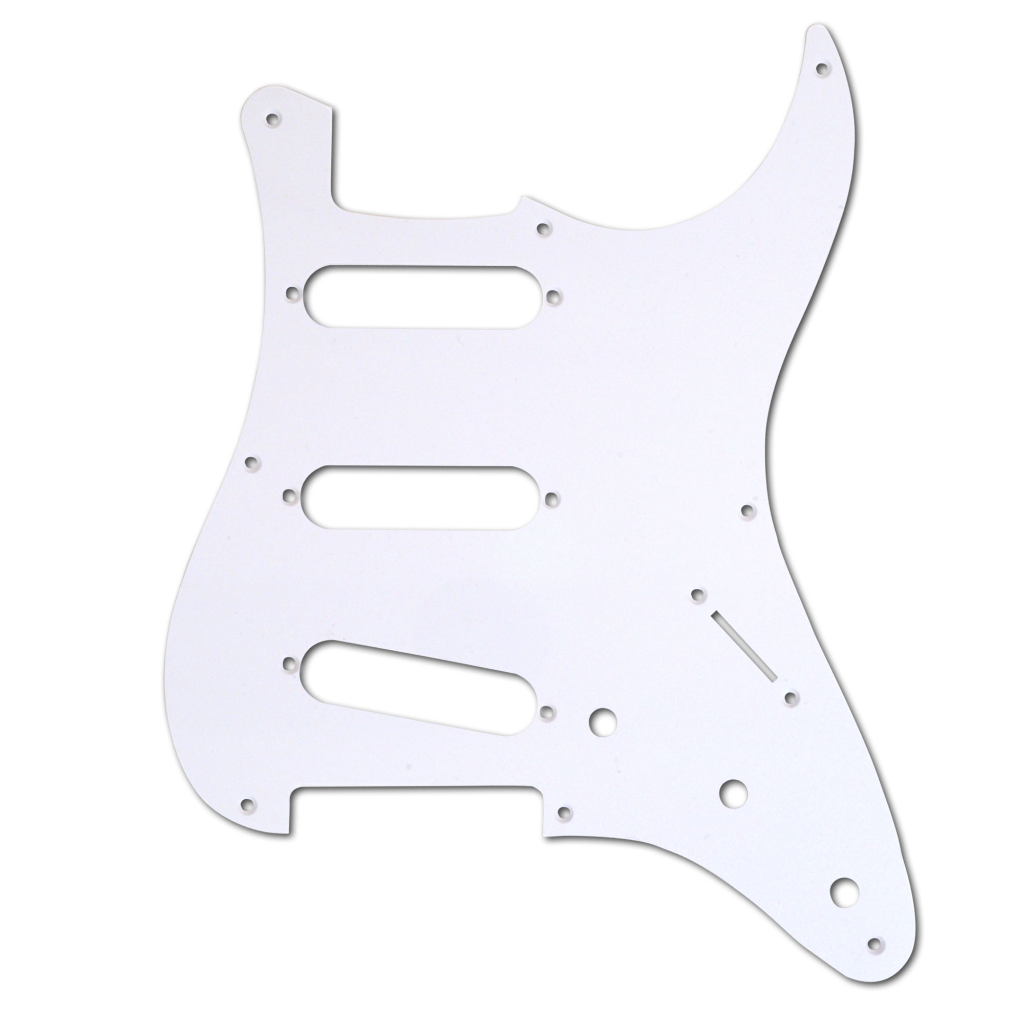 Strat Pickguard, White