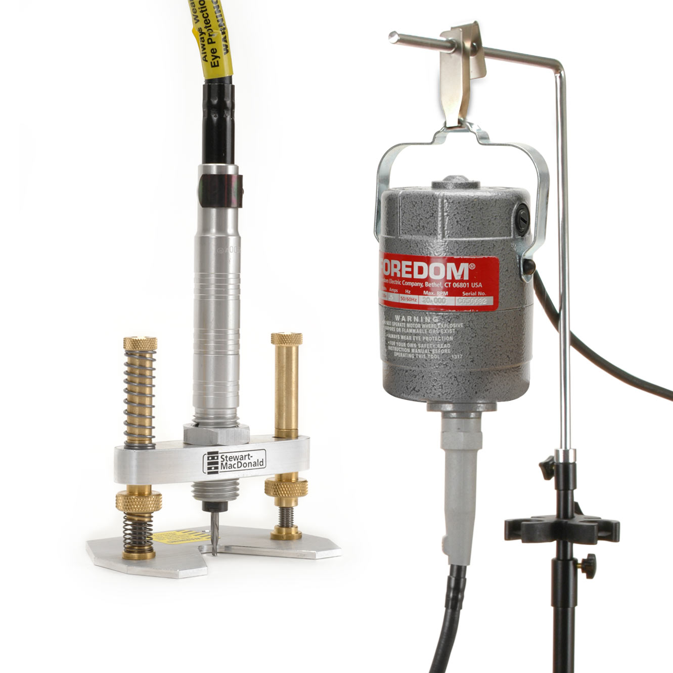 Foredom Power Tool with Precision Router Base Set, International