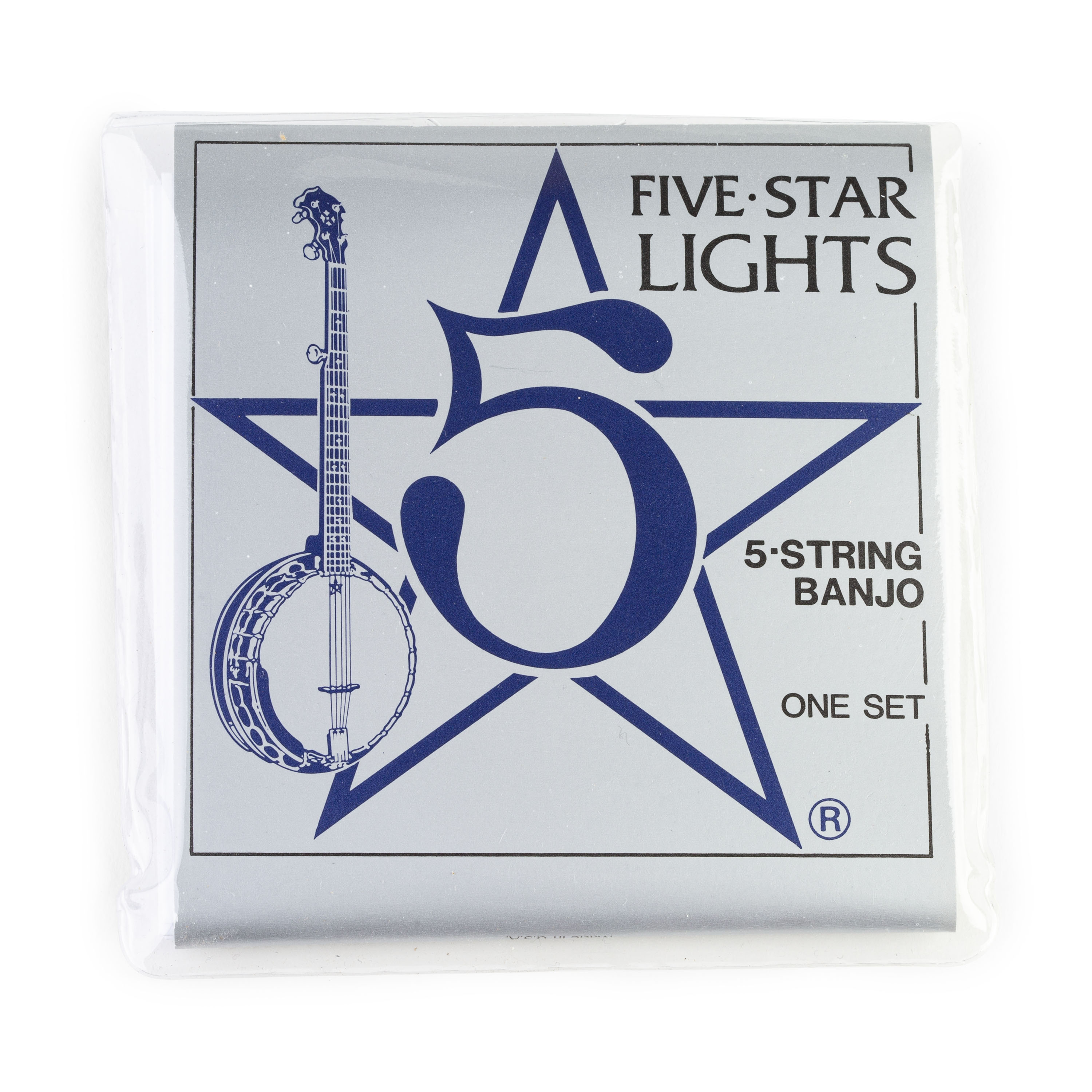 Five-Star Banjo Strings, Light 5-string (0.009" - 0.020")