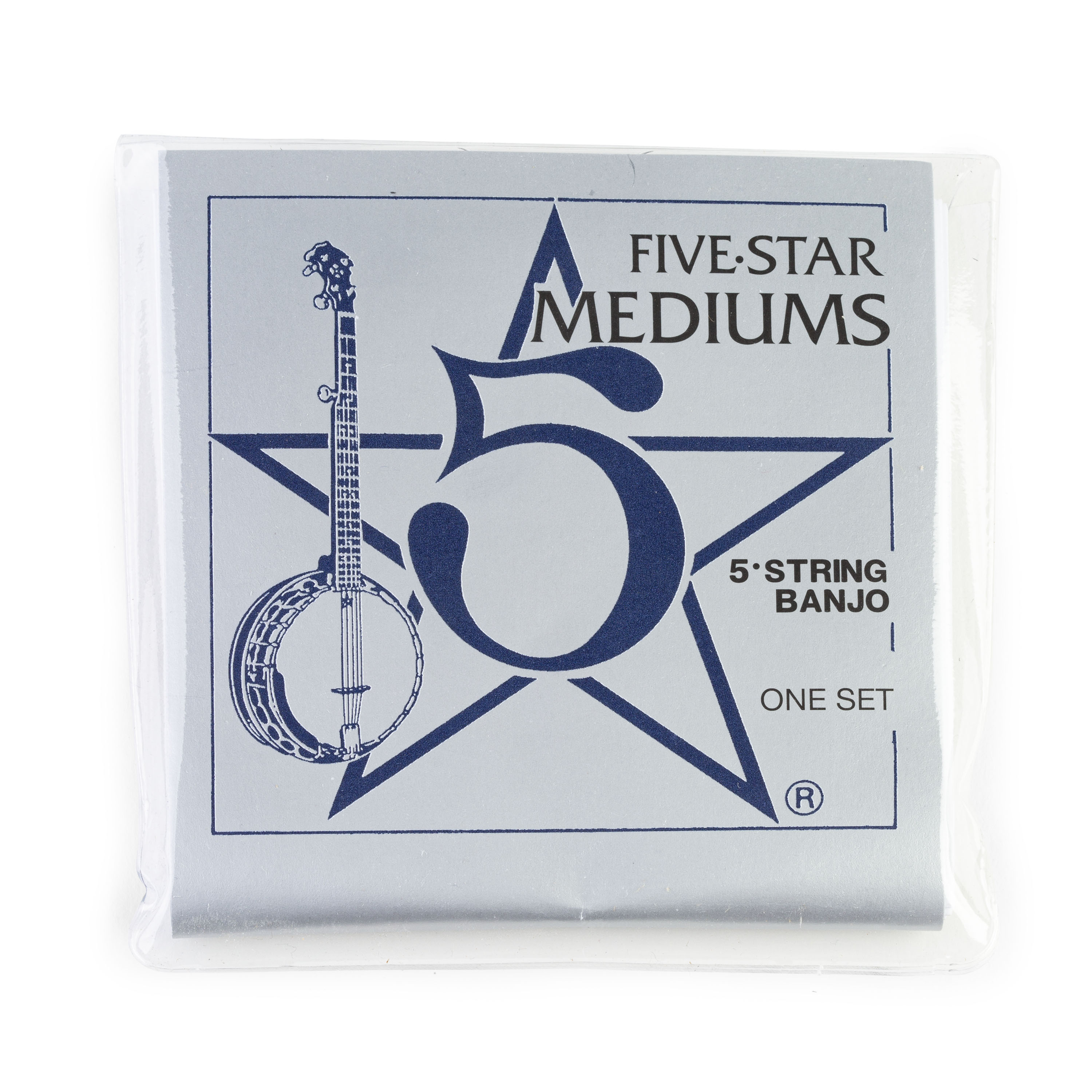 Five-Star Banjo Strings, Medium 5-string (0.010" - 0.021")