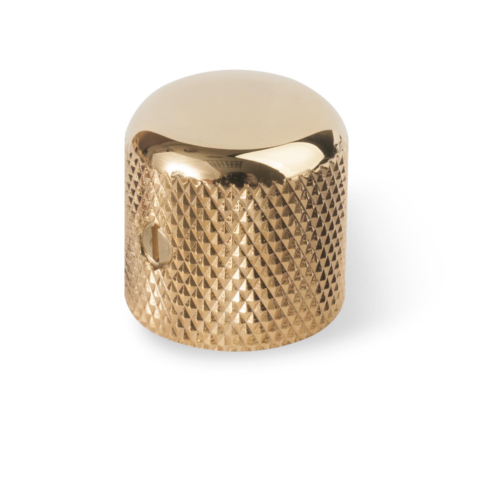 Dome Knob, Gold, 6mm shaft