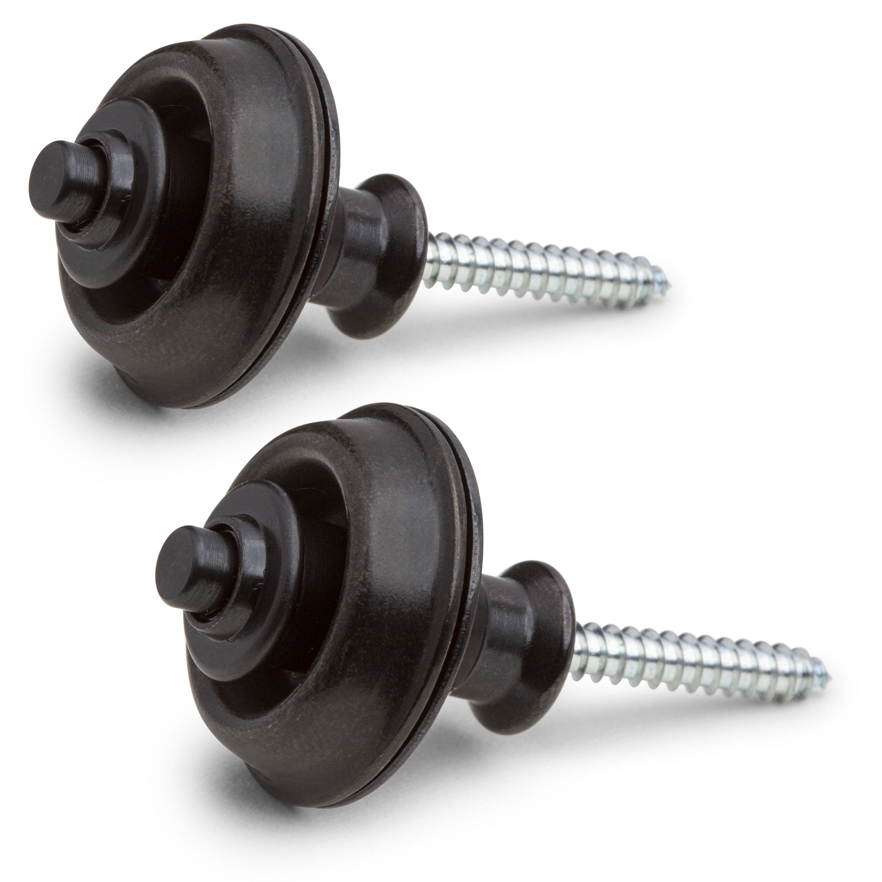 Dunlop Straplok System, Black, Set of 2