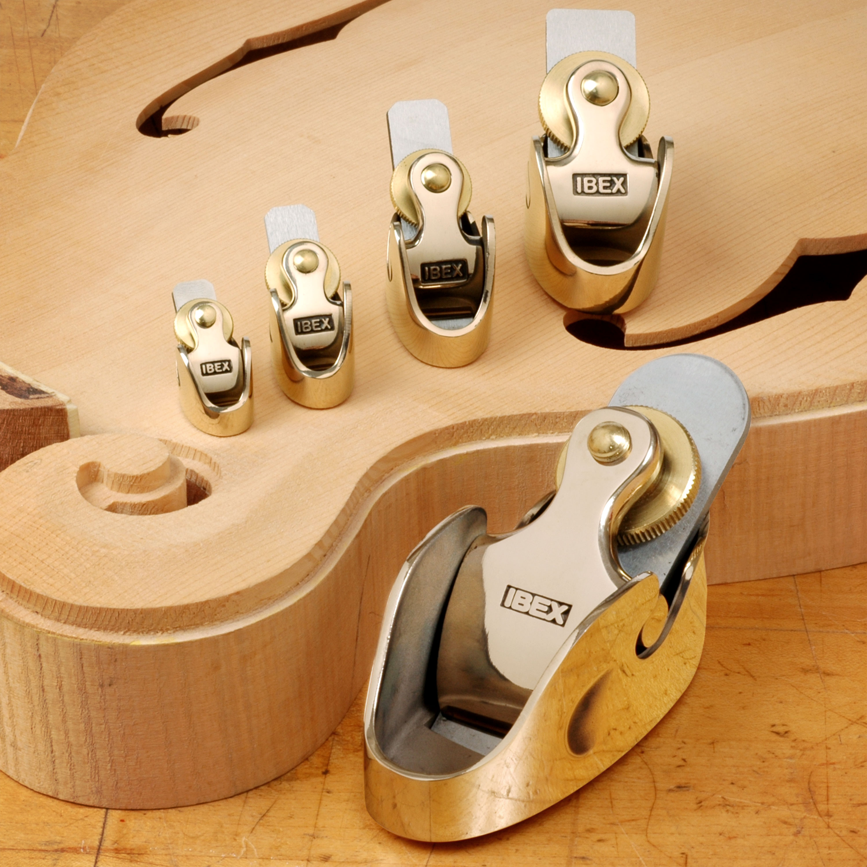 Ibex Archtop Carving Planes