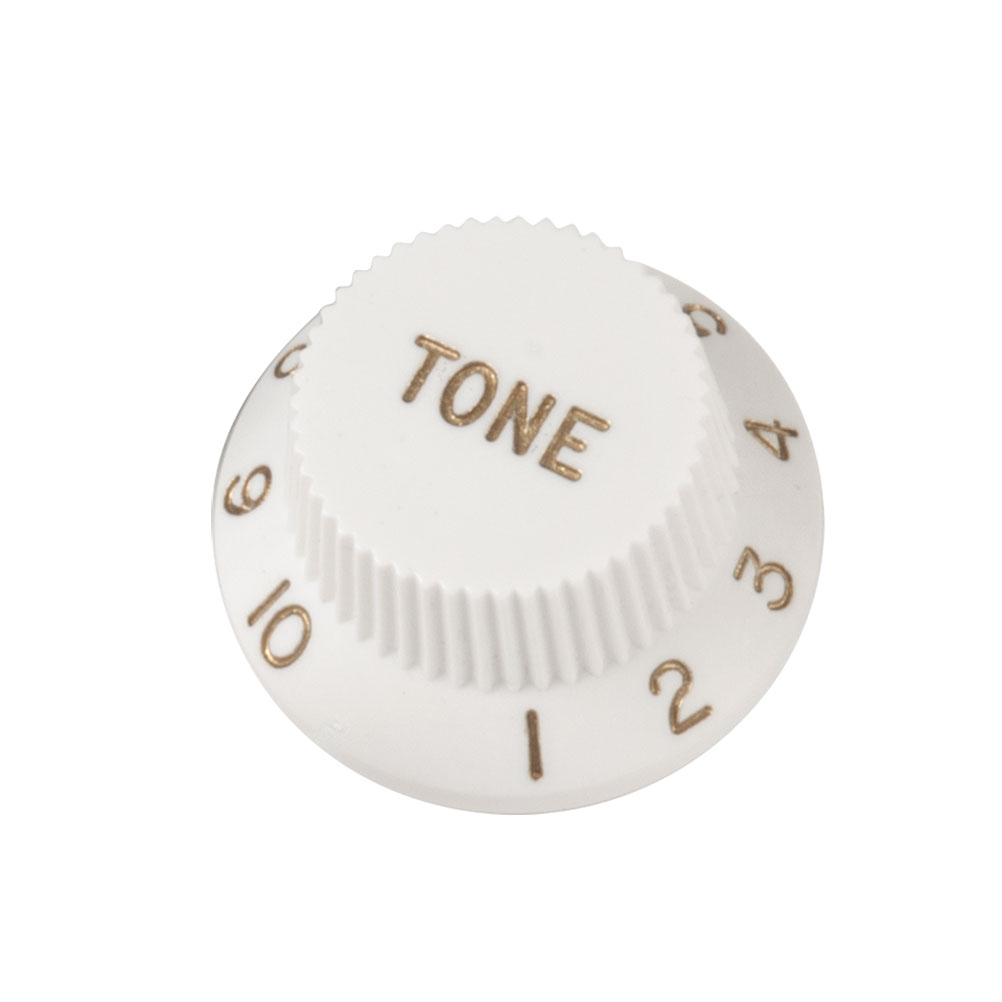Strat Knob, Tone, white