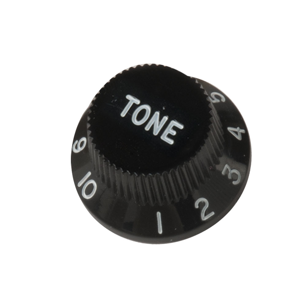 Strat Knob, Tone, black