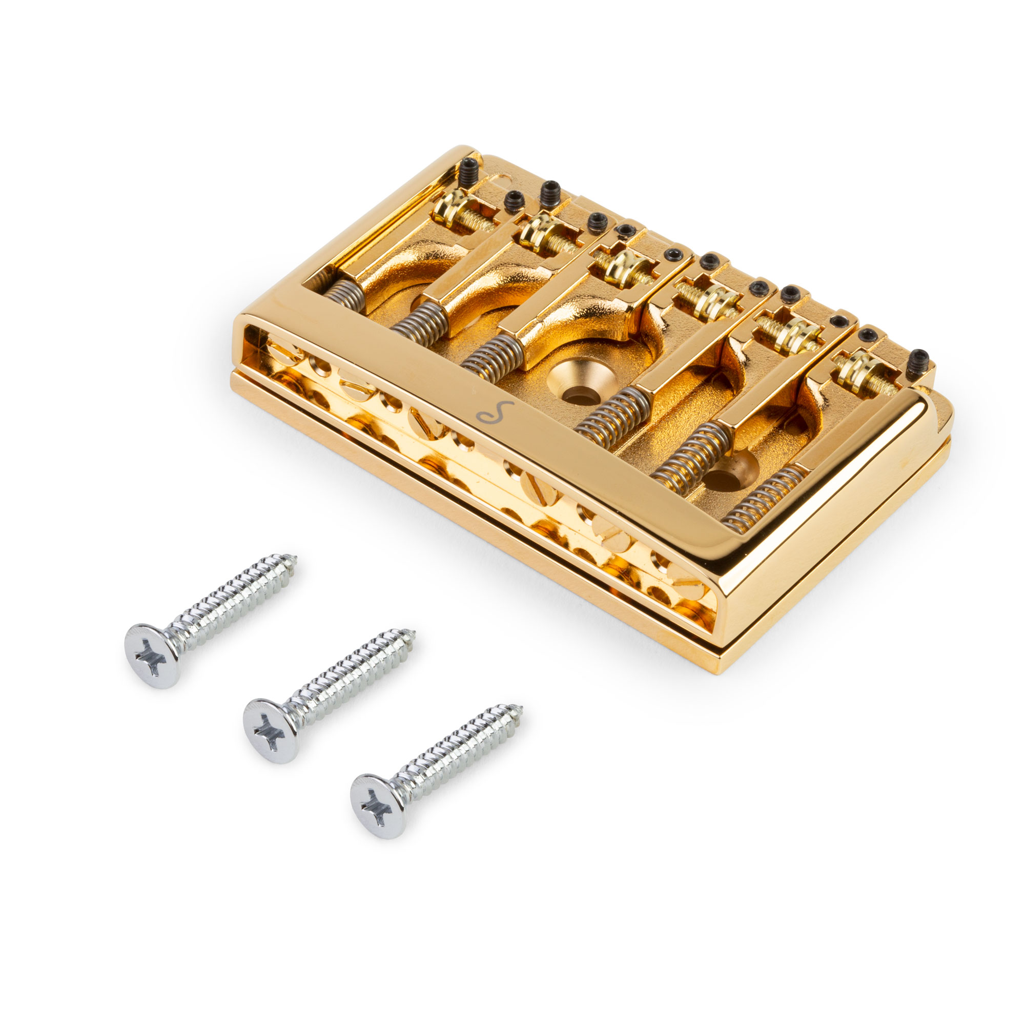 Schaller Non-Tremolo Roller Bridge, Gold