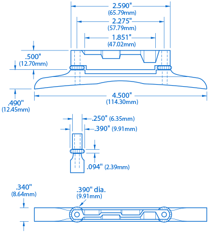 Randy Wood Vintage-style Mandolin Bridge