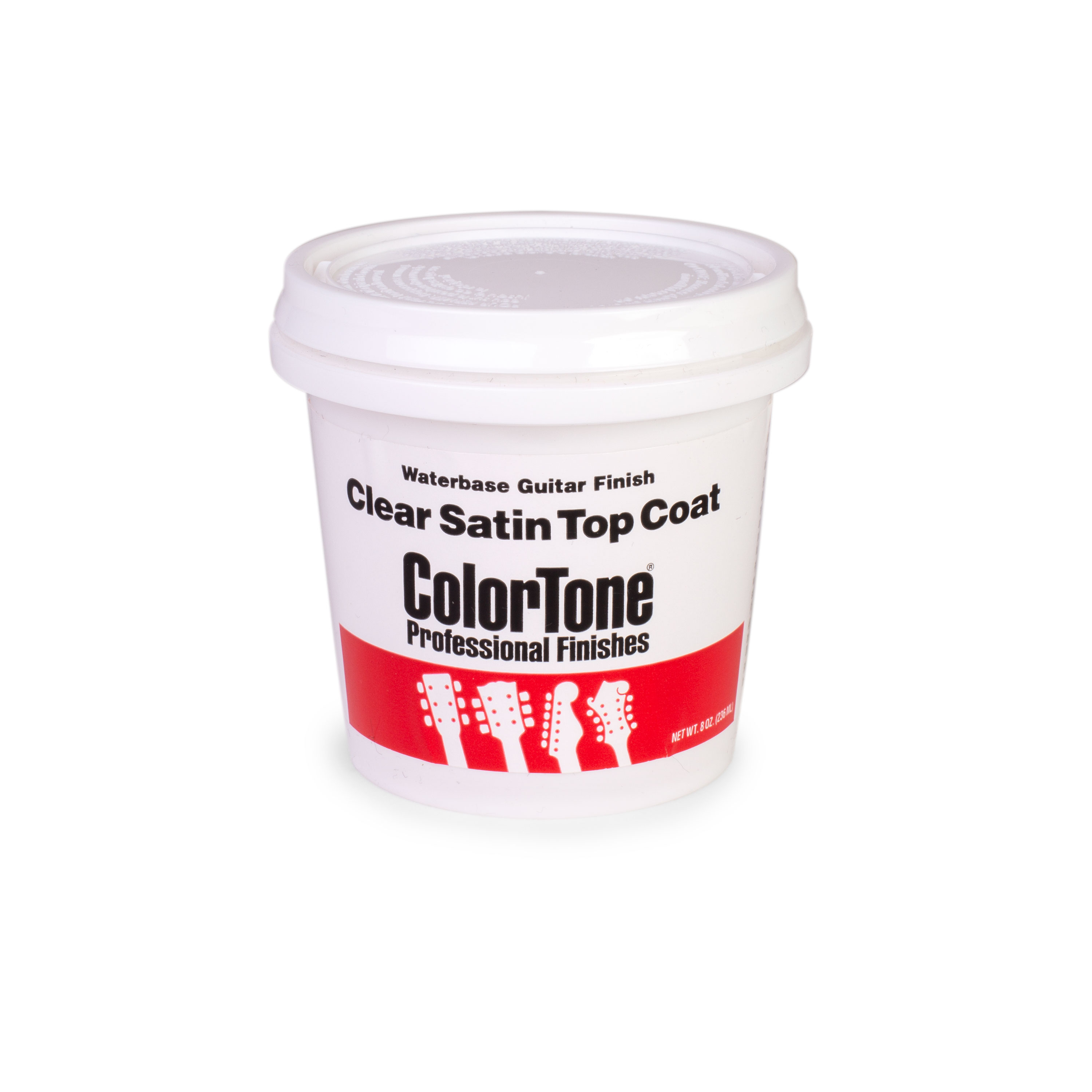 ColorTone Waterbase Guitar Finish, Satin Top Coat, 8-oz. container