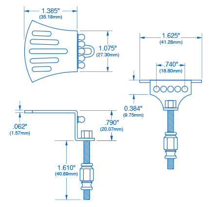 Pisgah Hawktail Banjo Tailpiece