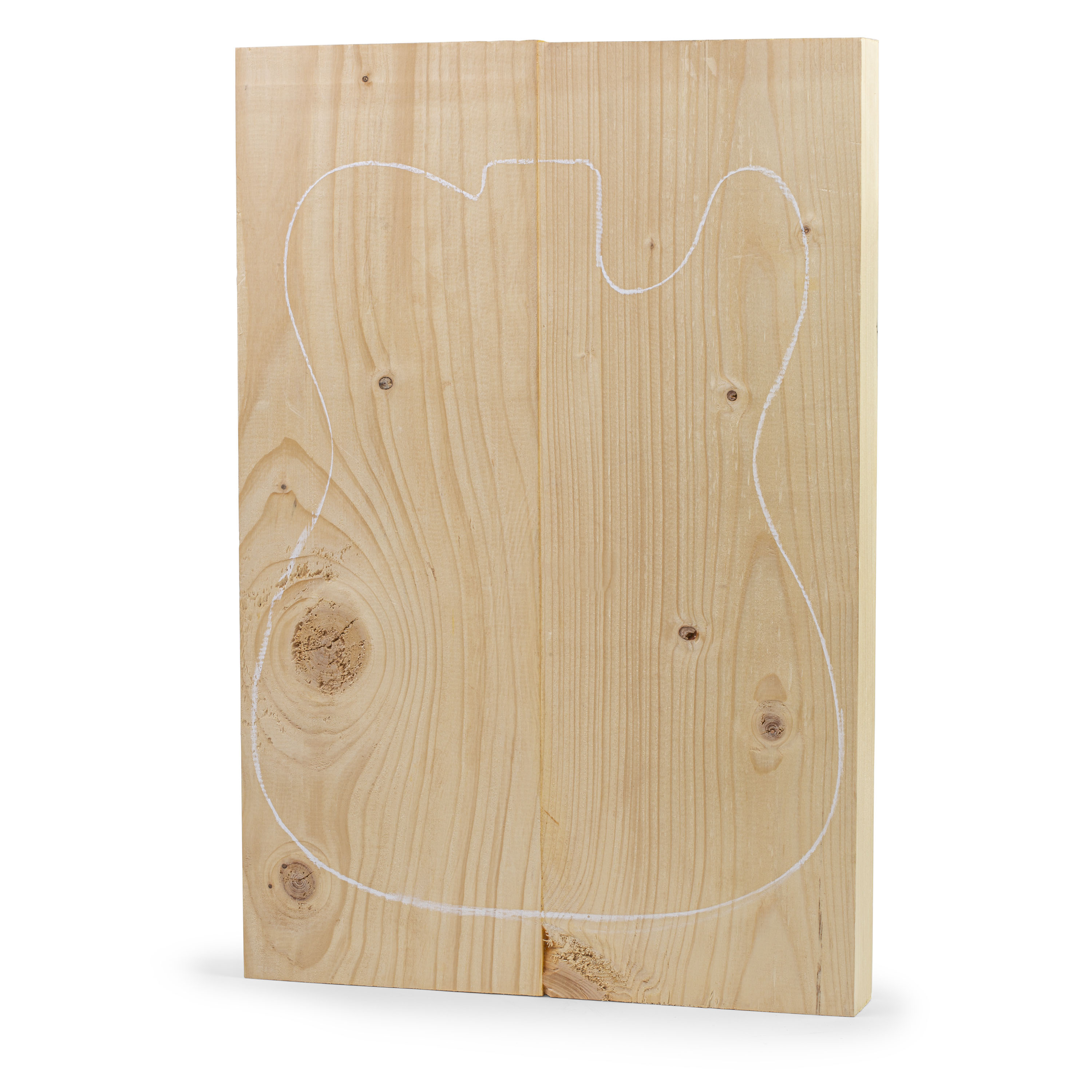 Knotty Pine Body Blank, 2-Piece