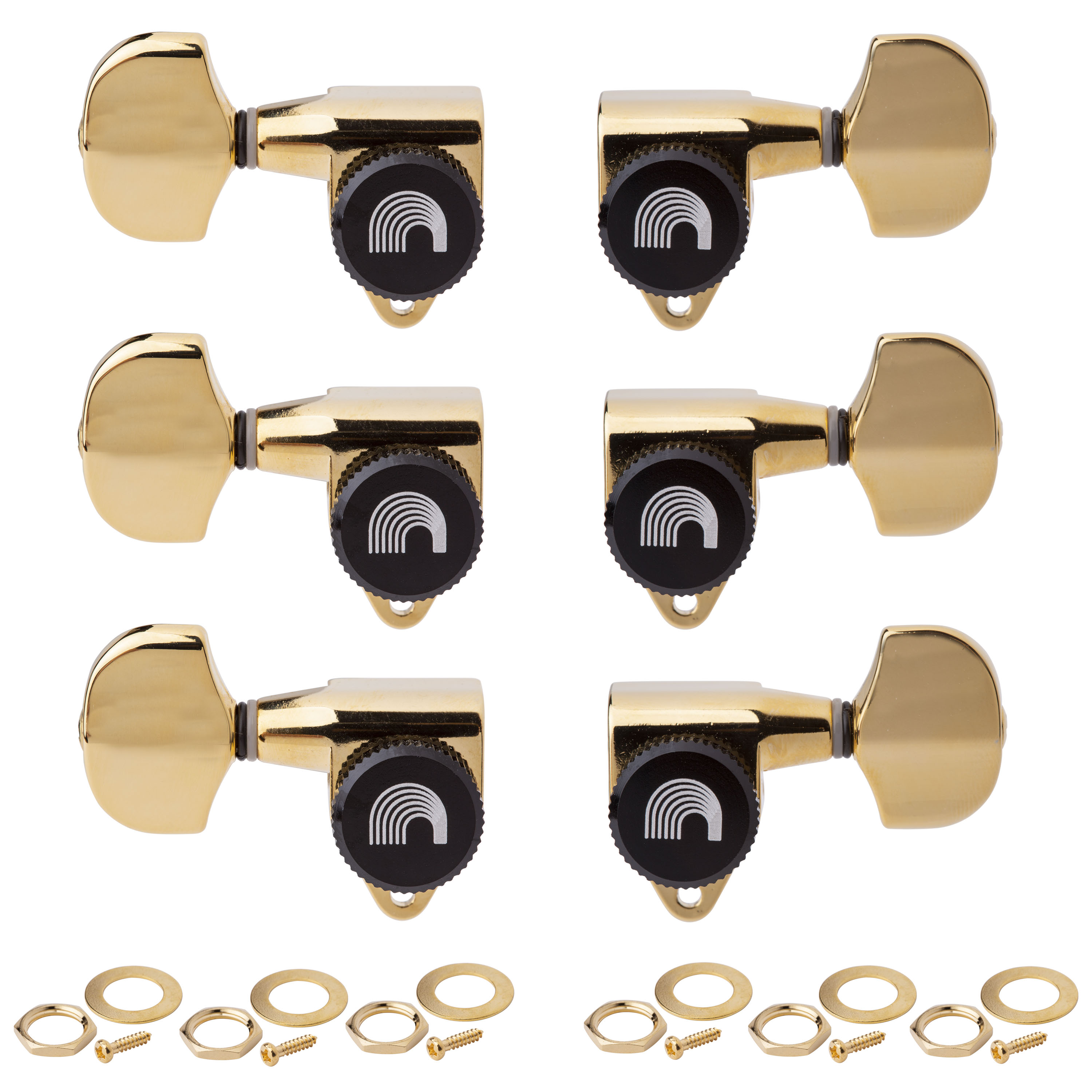 D'Addario Planet Waves Auto-Trim Tuning Machines 3+3, Gold