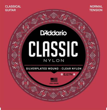 D'Addario Student Classical Guitar Strings, Normal Tension (EJ27N)