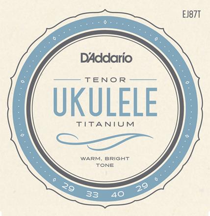 D'Addario Titanium Ukulele Strings, Tenor (EJ87T)