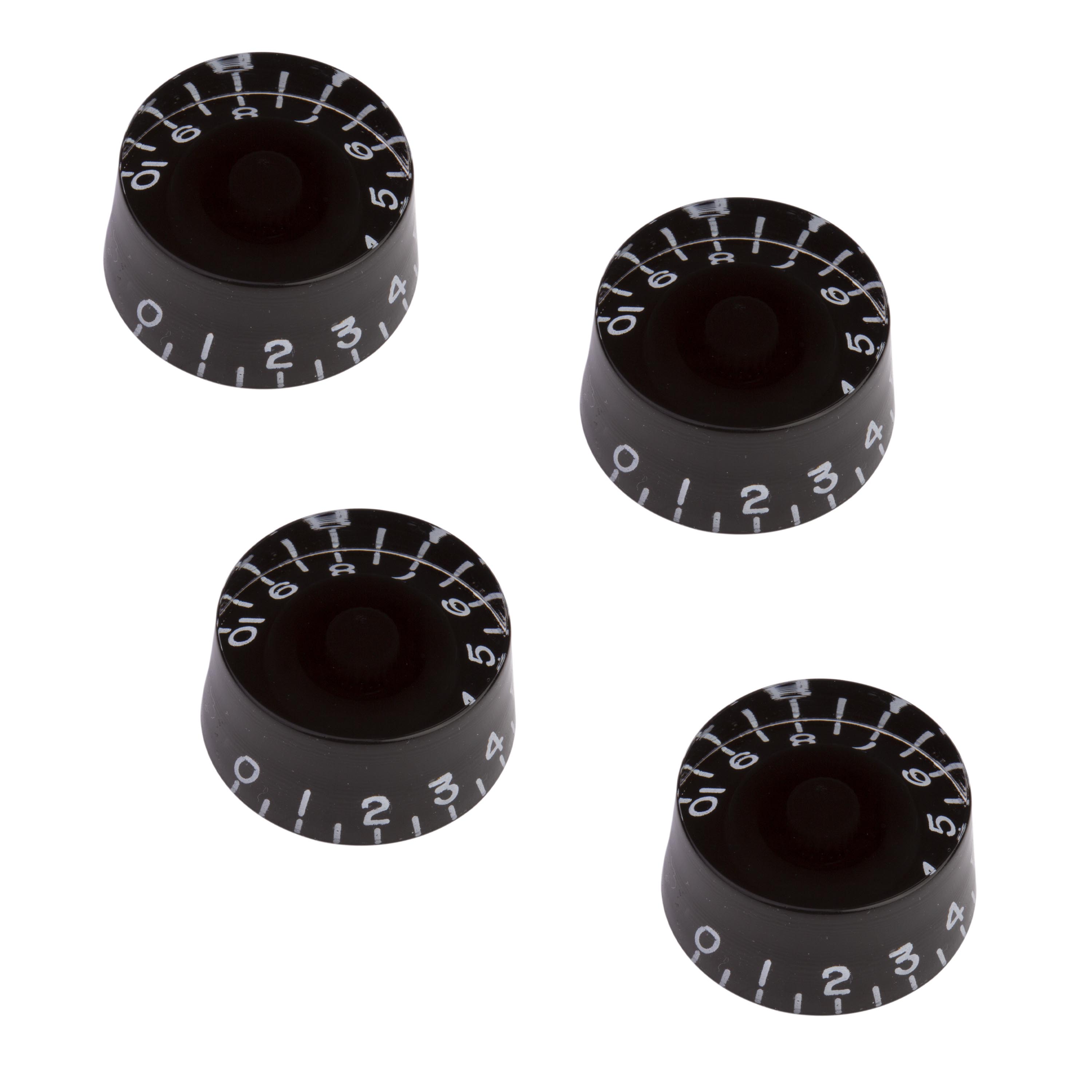 Gibson Accessories Speed Knobs, Black, set of 4