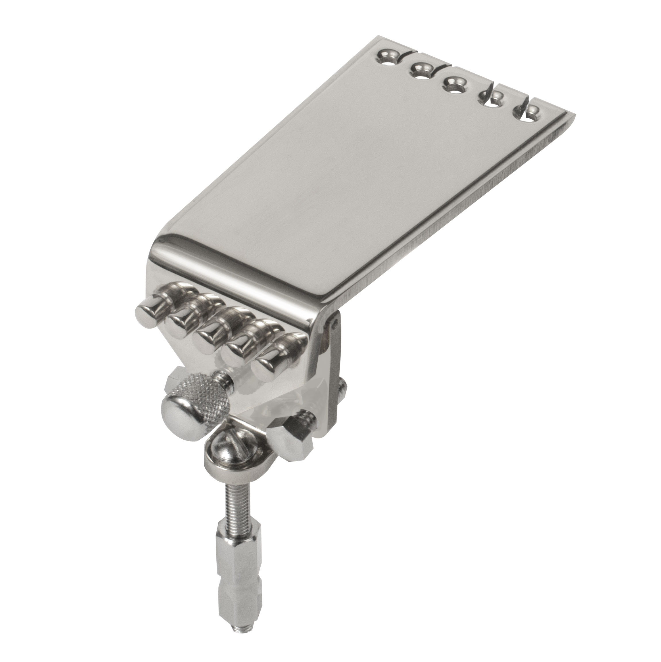 Prucha Kershner Banjo Tailpiece, Nickel