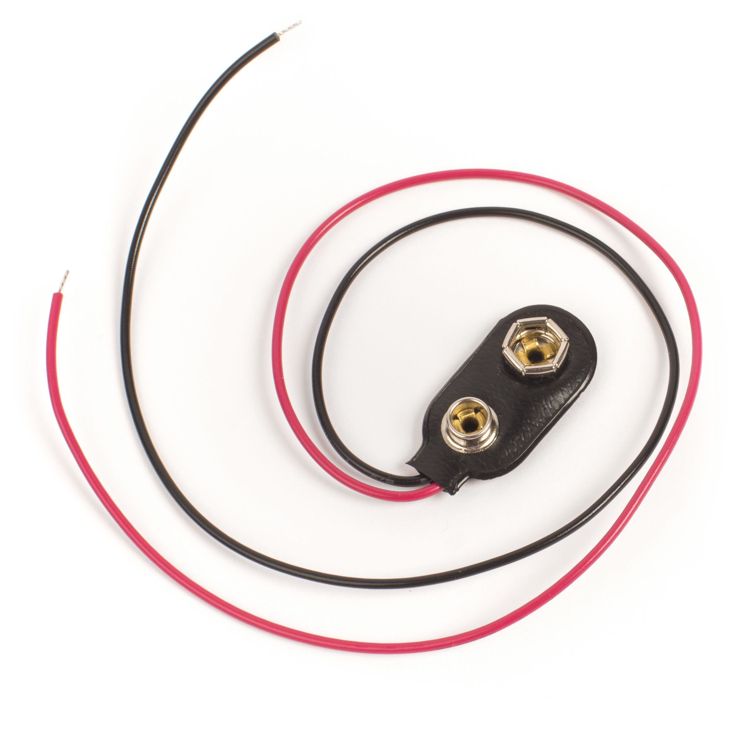 9-Volt Battery Connector, Inline, 10" Lead