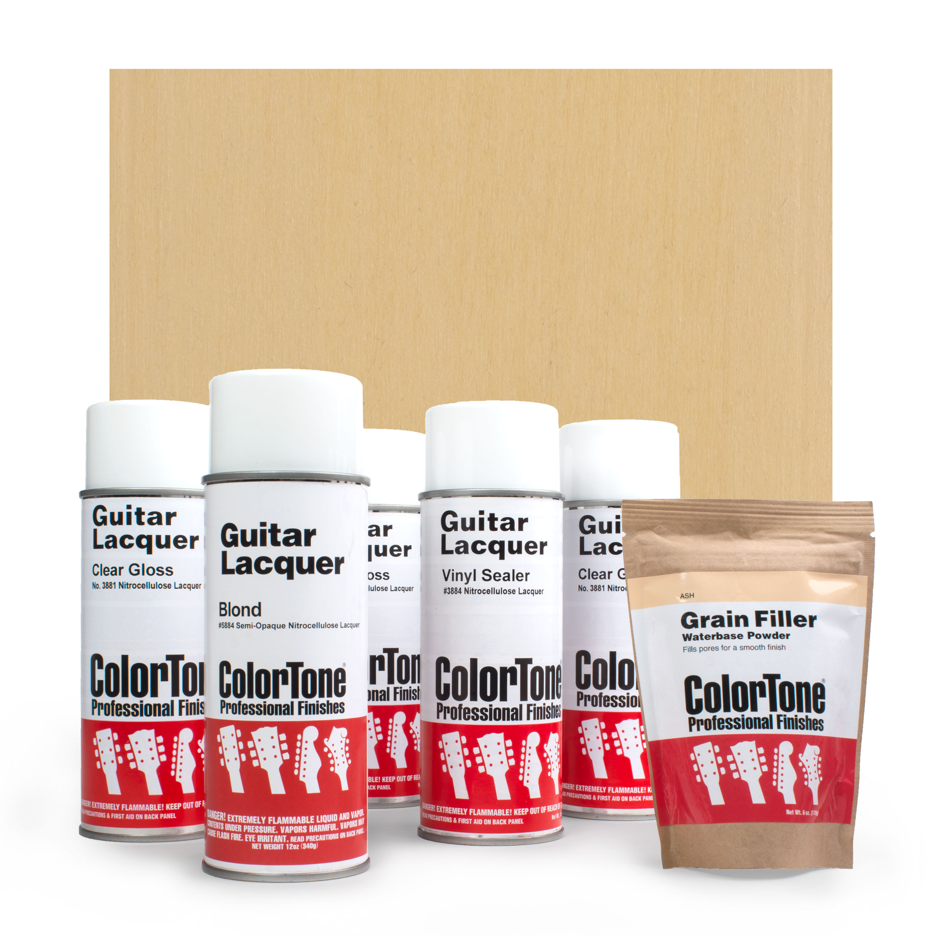 ColorTone Aerosol Finishing Set with 50s Classic Color Lacquer