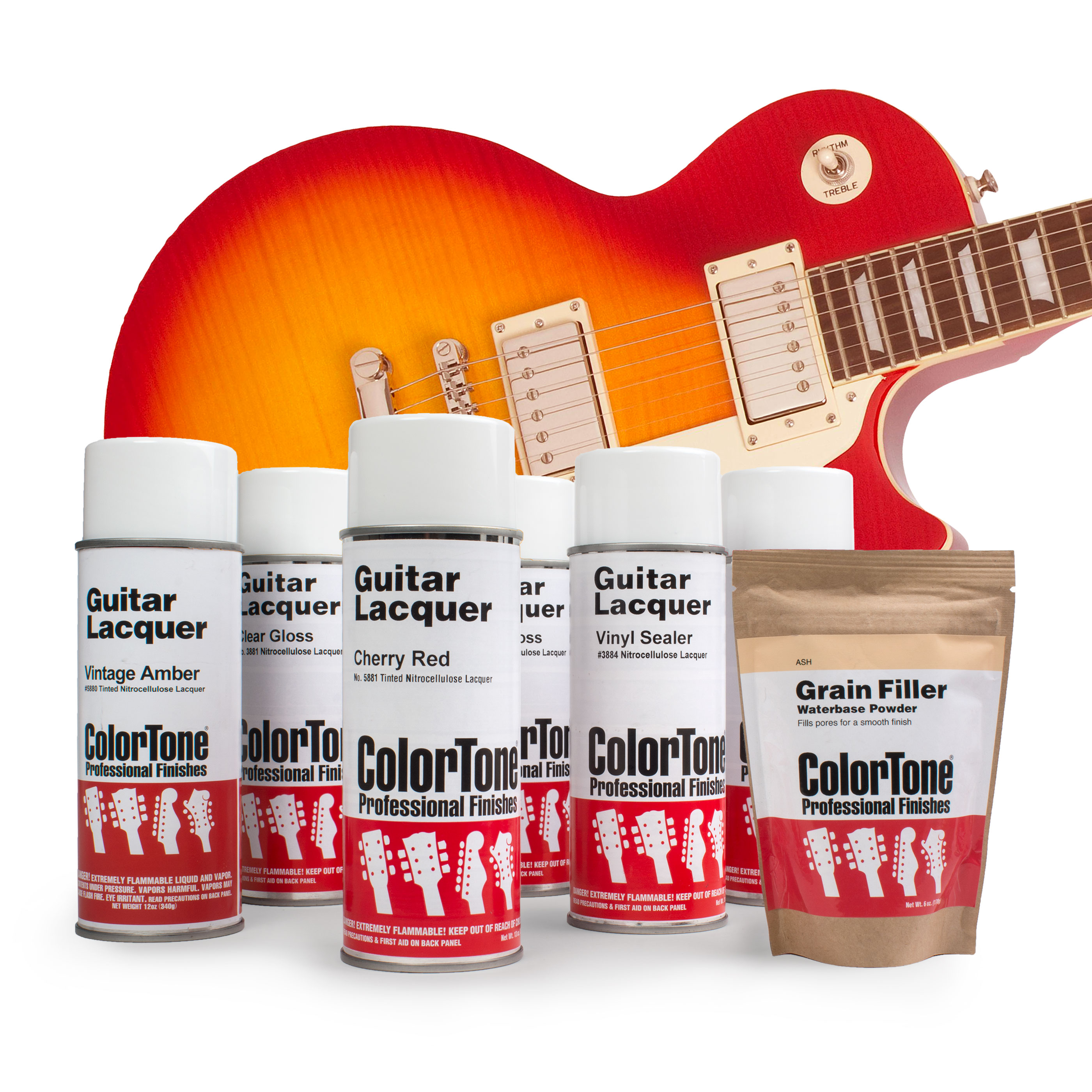 ColorTone Aerosol Finishing Set for Cherry Sunburst