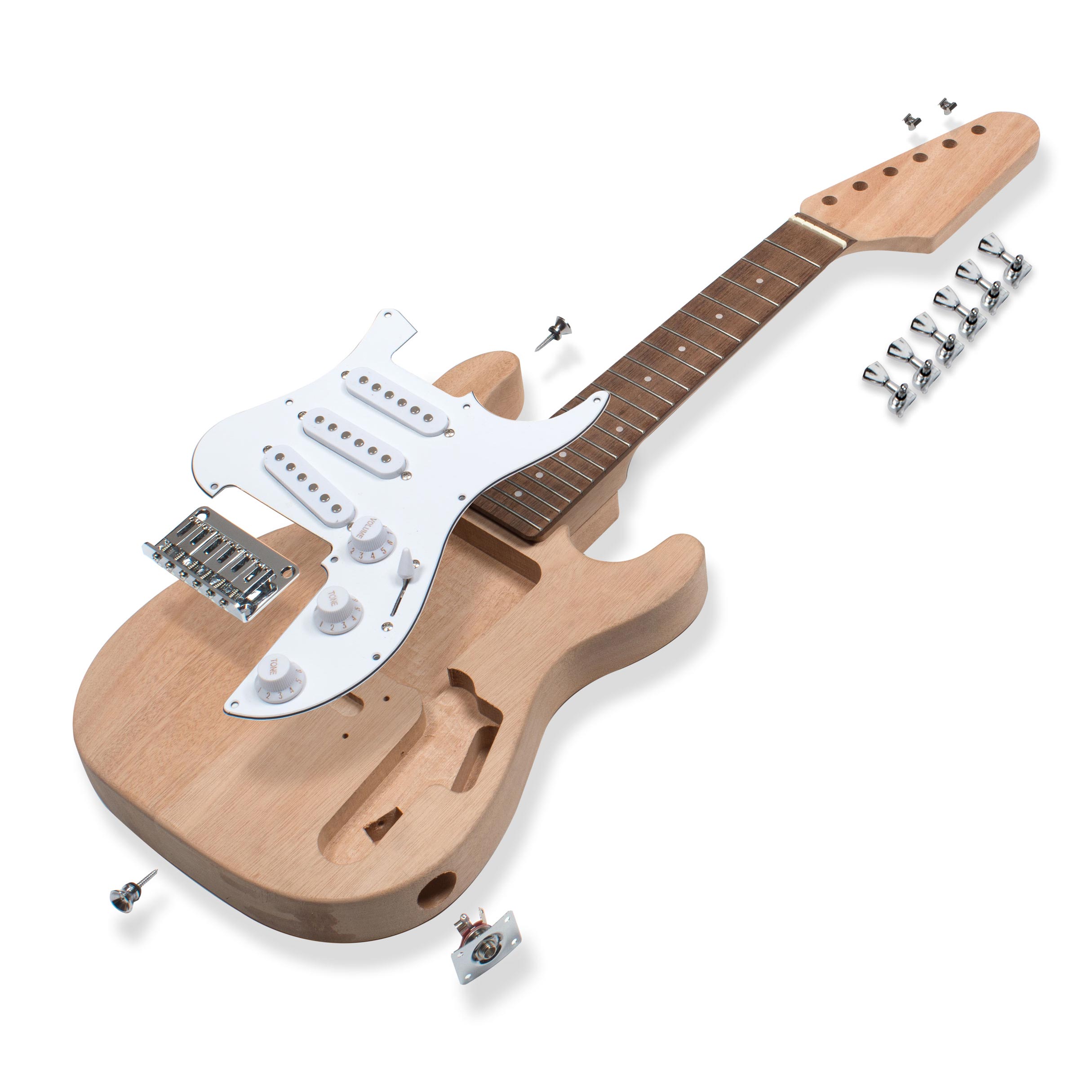 Mini S-Style Electric Guitar Kit, Kit Only