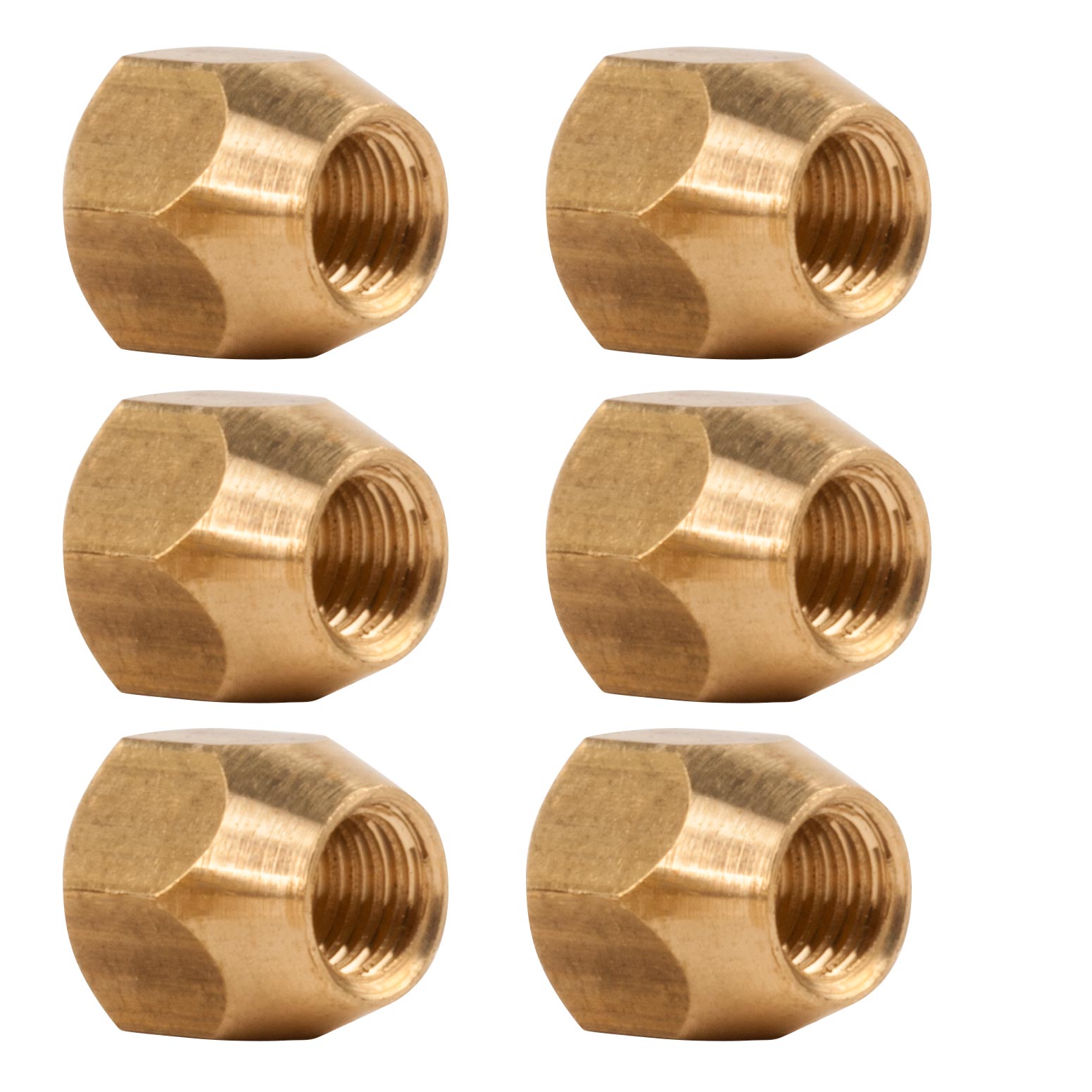 Truss Rod Nuts for Gibson&reg; - 6 Pack, Long Taper