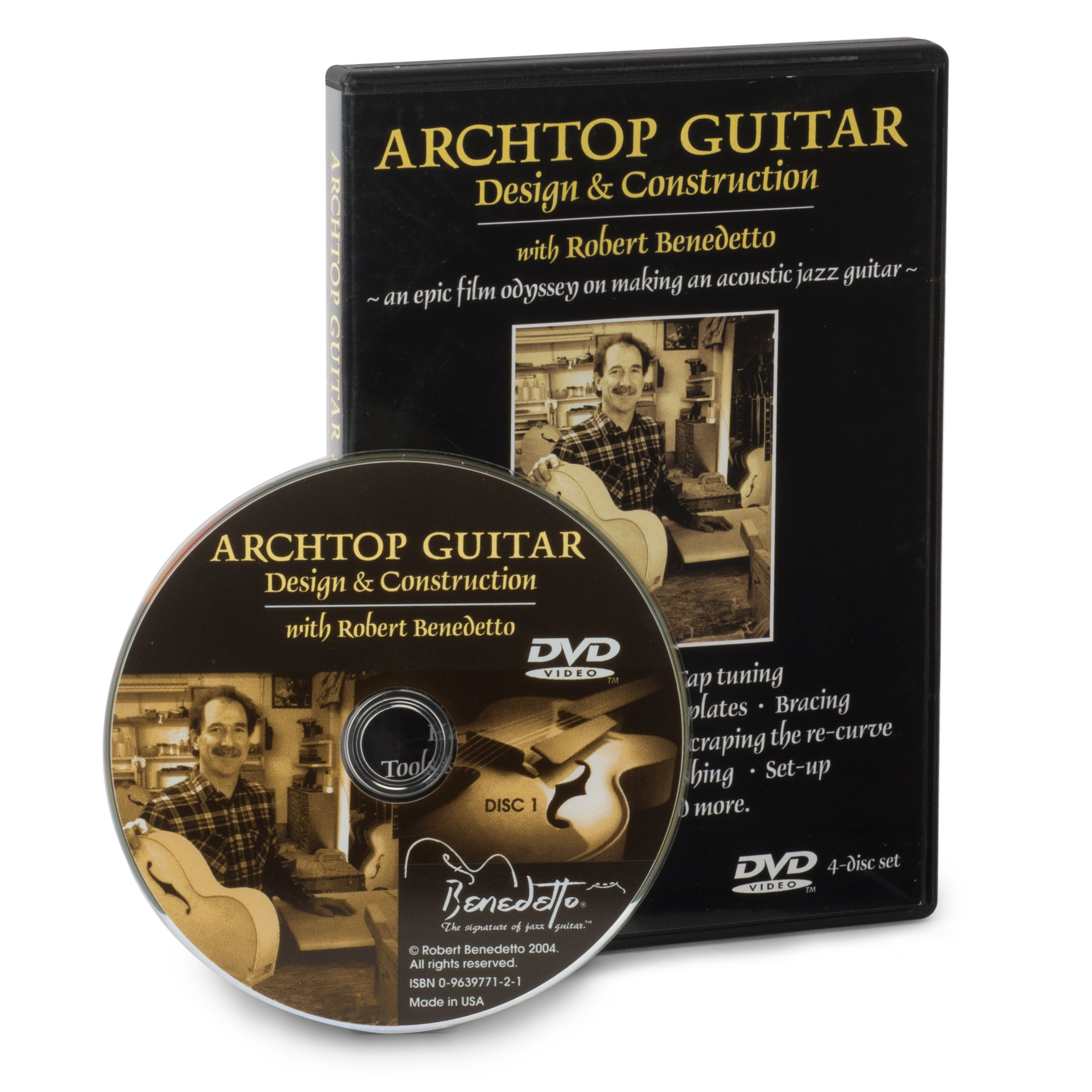 Archtop Guitar Design and Construction, 4-Disc DVD Set
