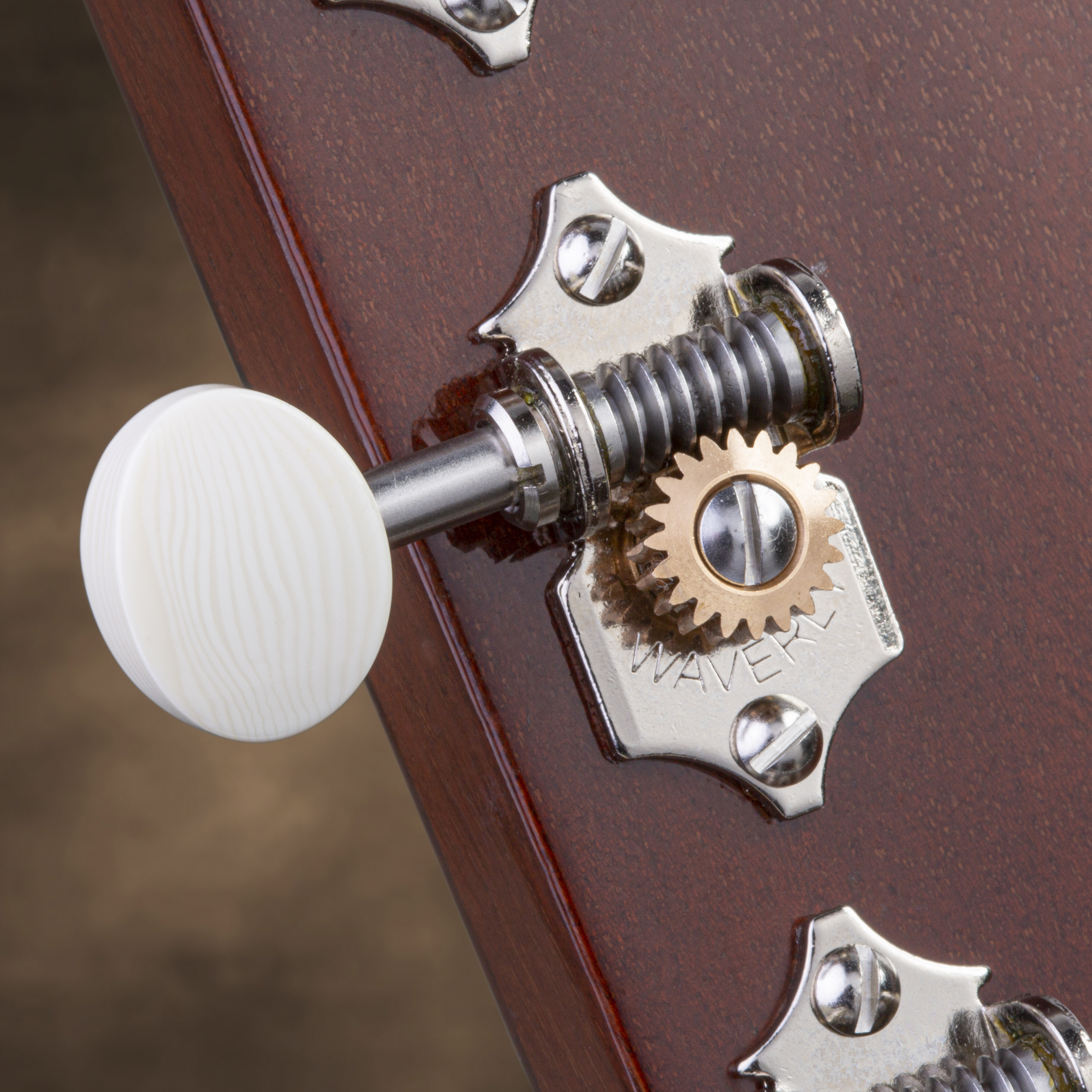 Waverly High Ratio Guitar Tuners with Ivoroid Knobs for Solid Pegheads