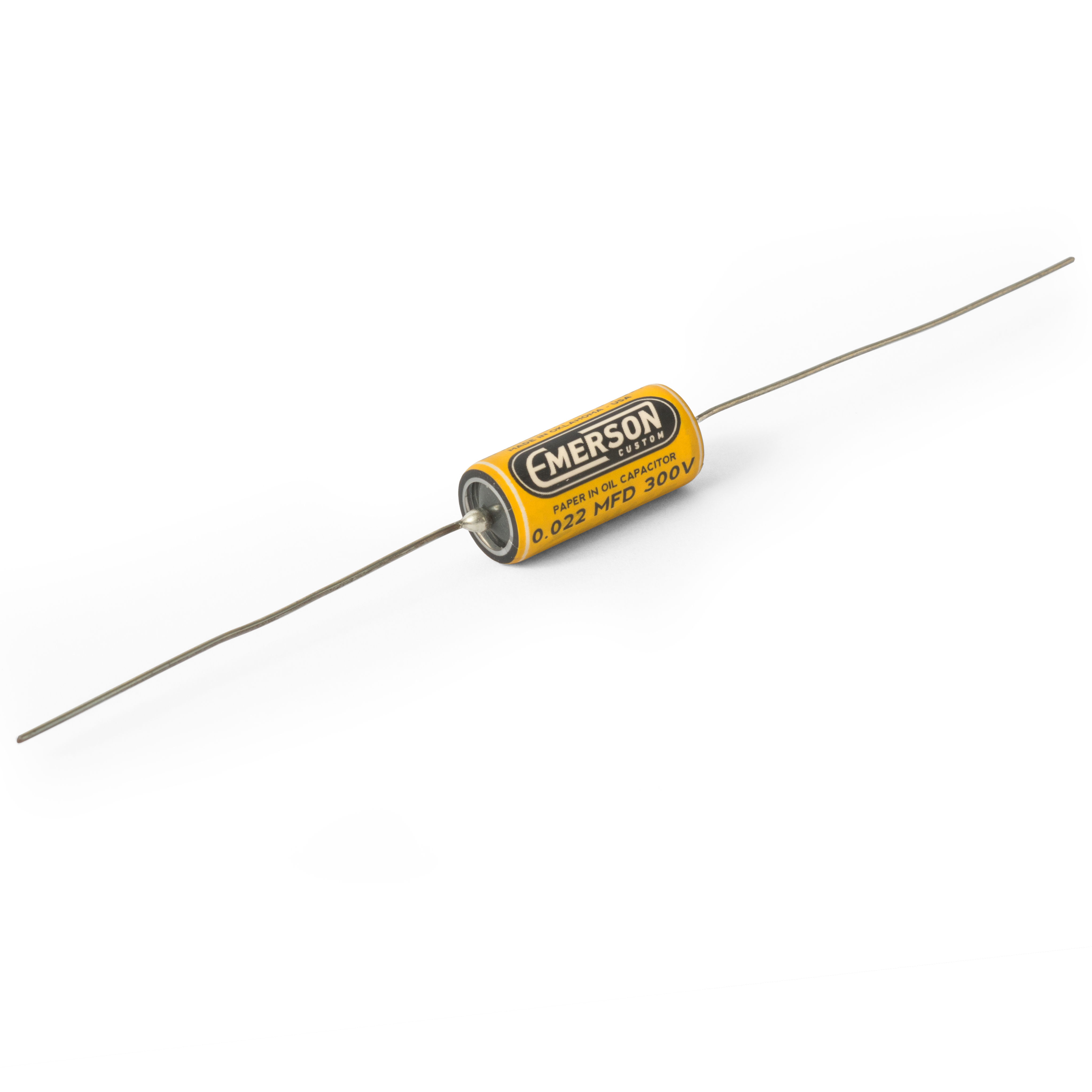 Emerson Paper-In-Oil Tone Capacitors,  0.022uF (yellow)